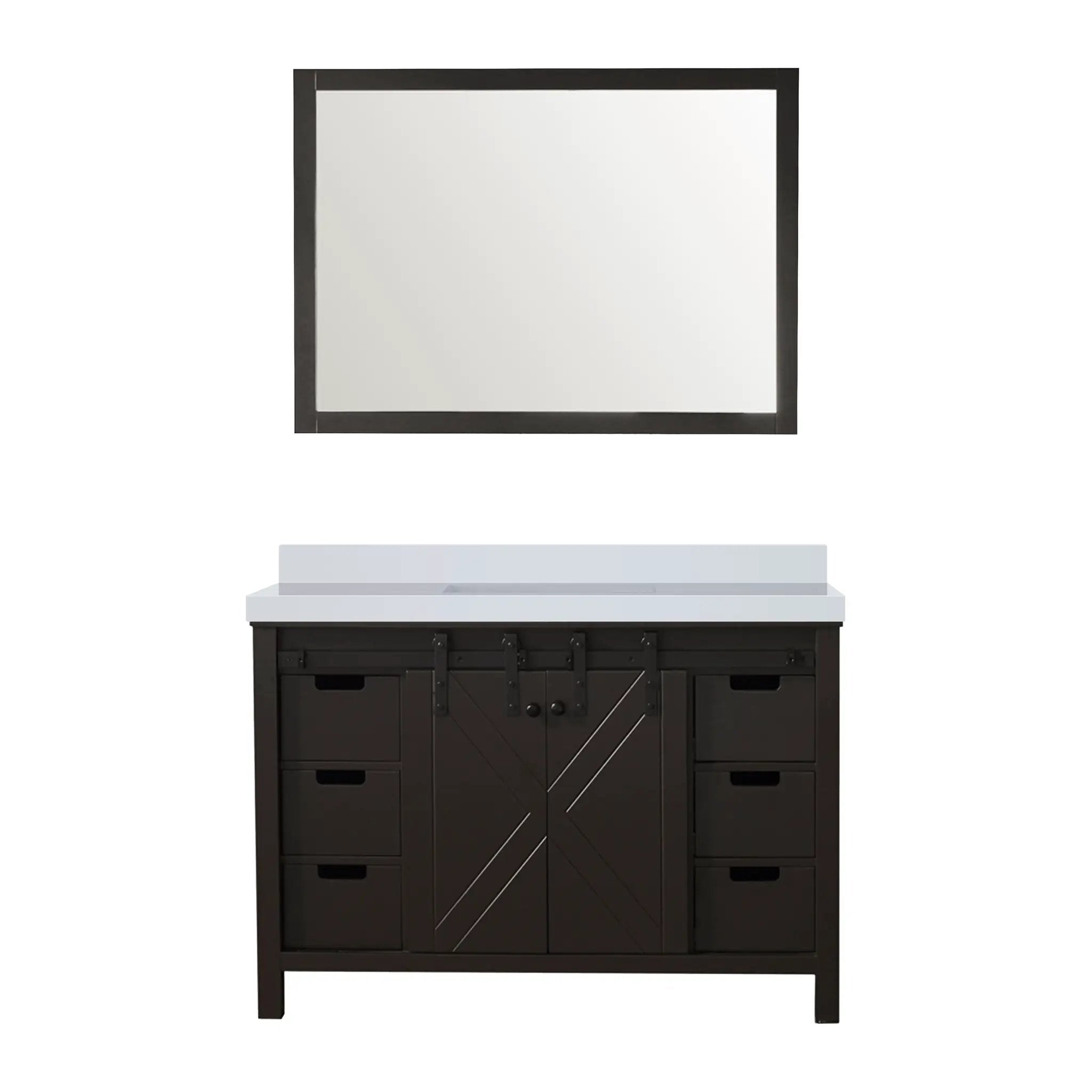 Lexora Marsyas 48 in W x 22 in D Bath Vanity by Lexora