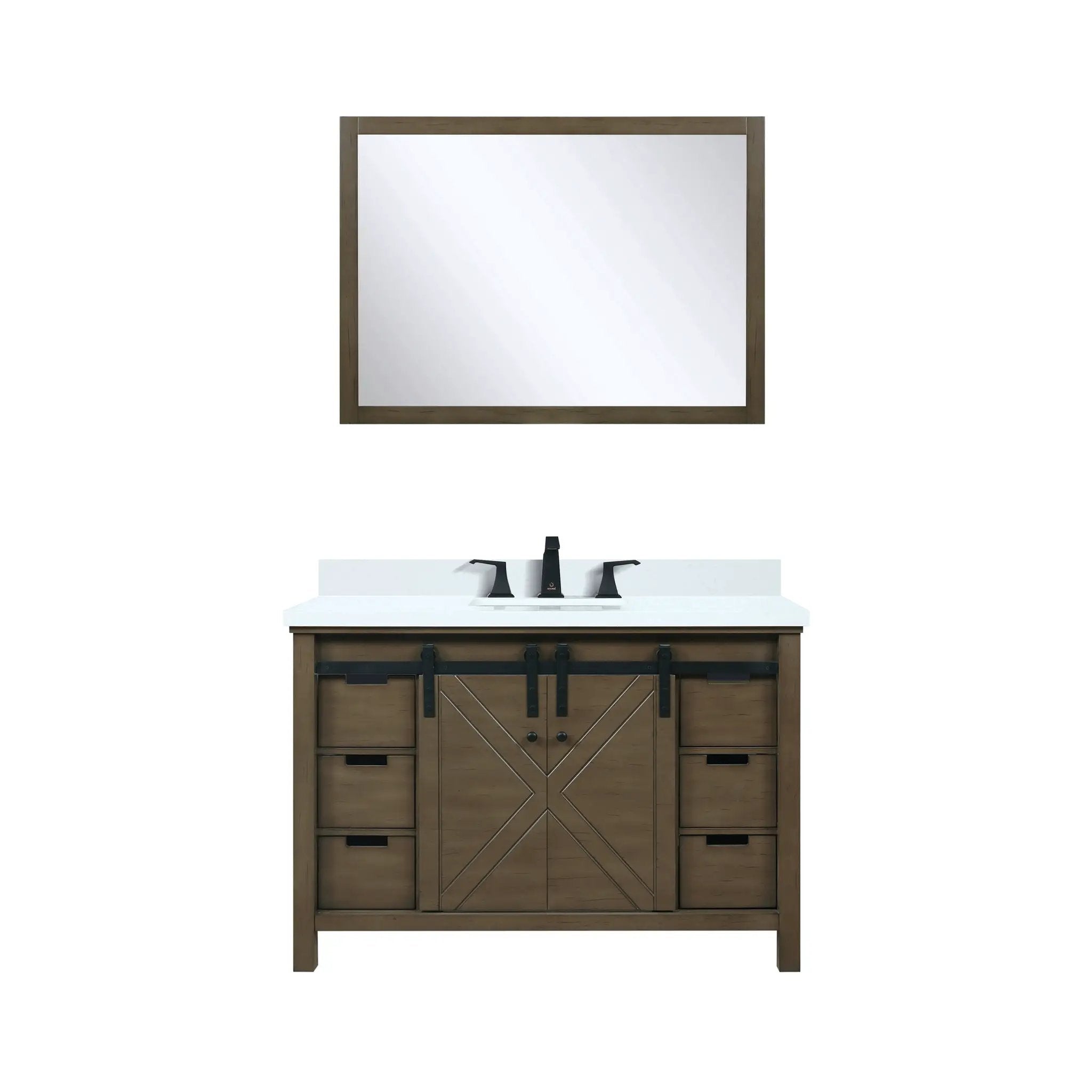 Lexora Marsyas 48 in W x 22 in D Bath Vanity by Lexora