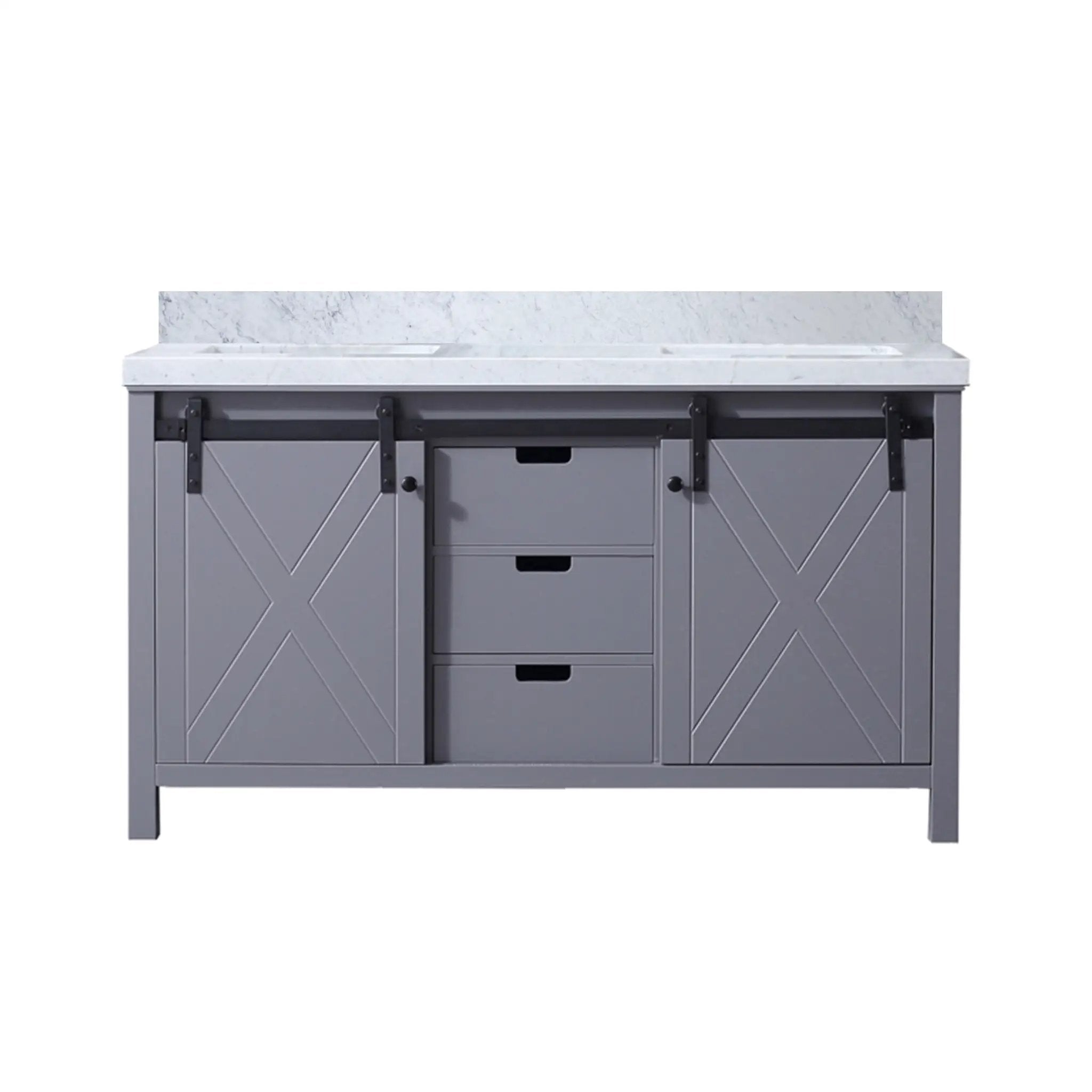 Lexora Marsyas 60 in W x 22 in D Double Bath Vanity by Lexora