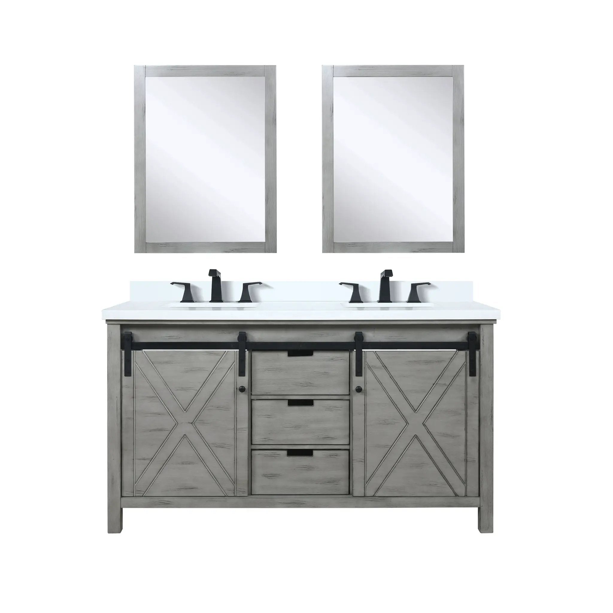 Lexora Marsyas 60 in W x 22 in D Double Bath Vanity by Lexora