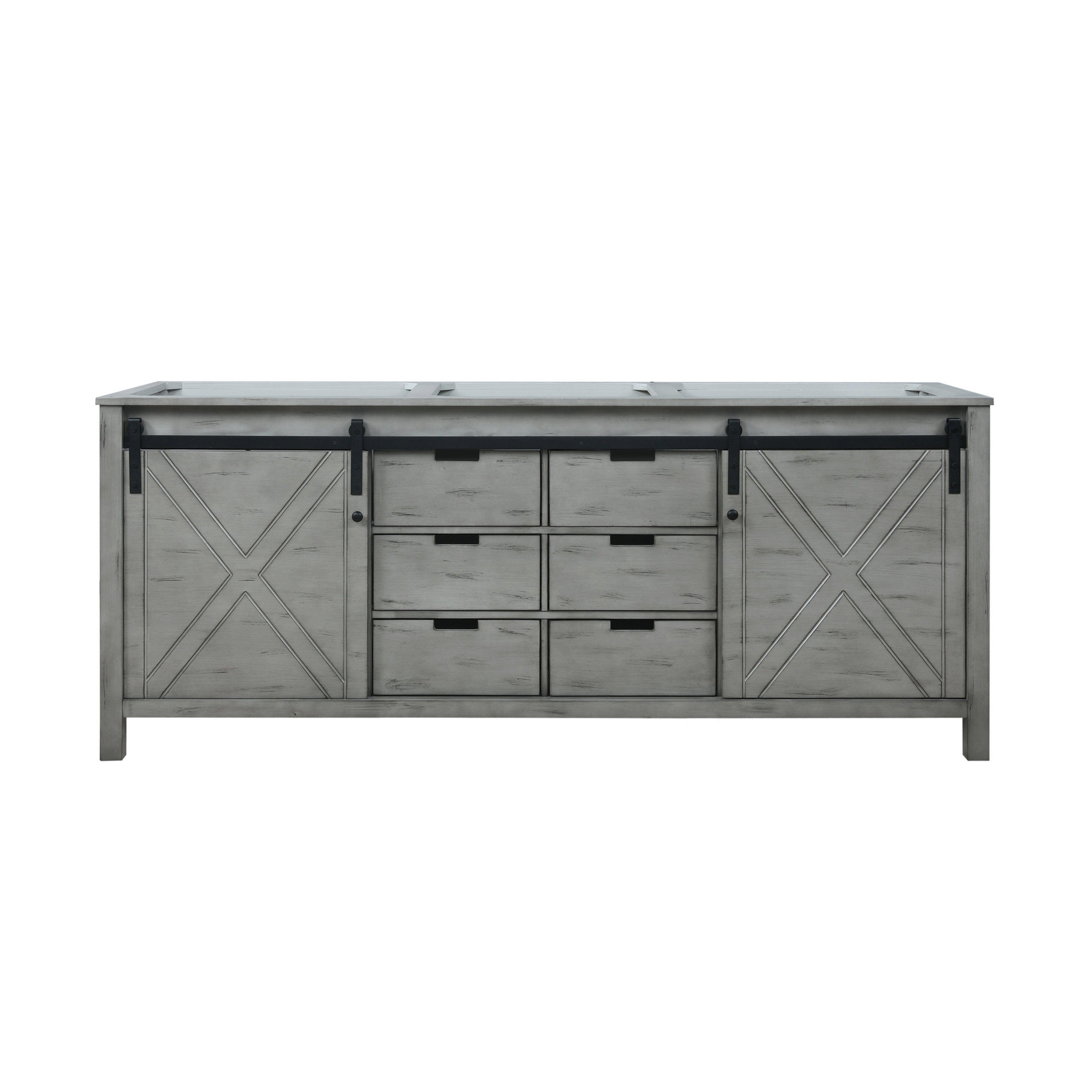 Lexora Marsyas 80 in W x 22 in D Double Bath Vanity