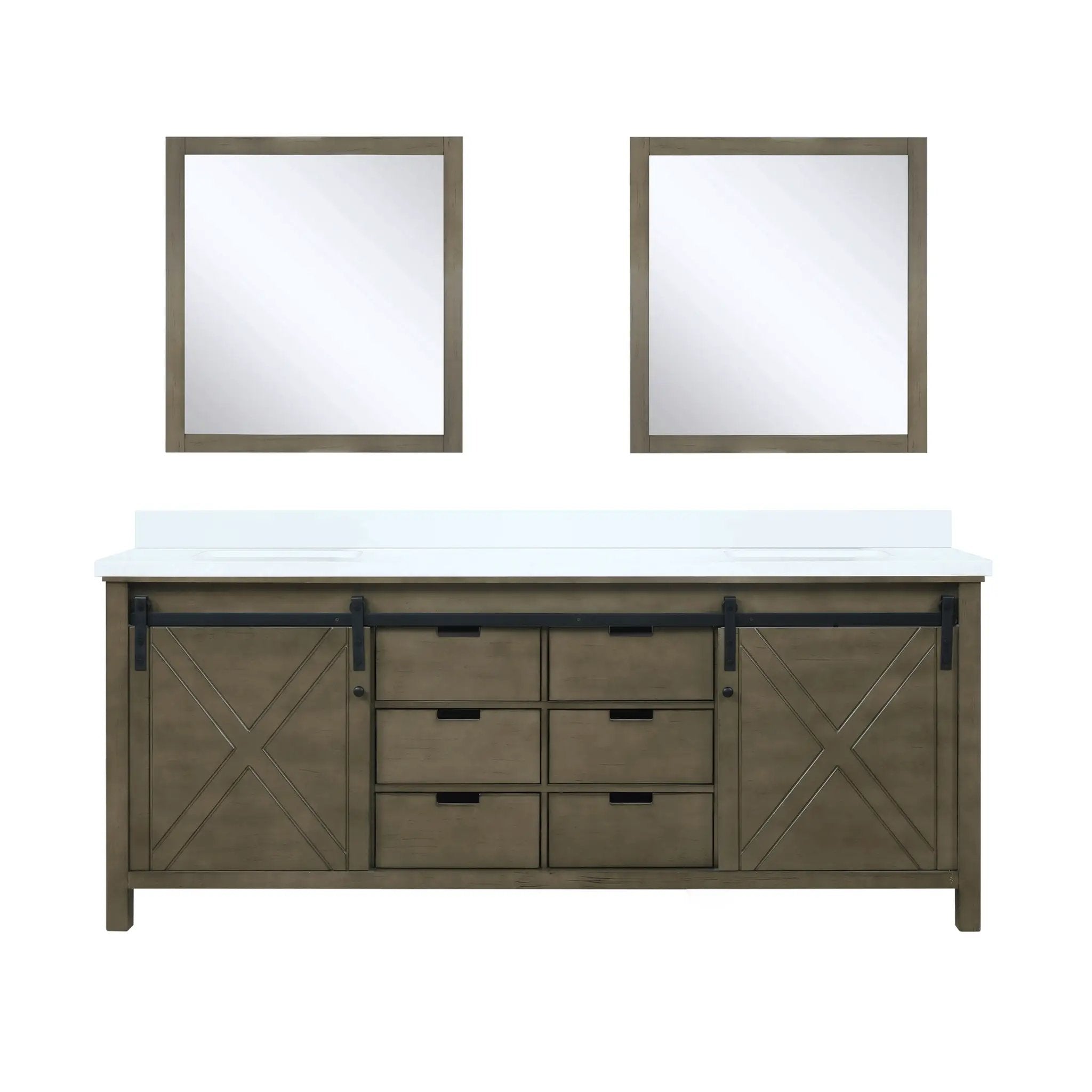 Lexora Marsyas 80 in W x 22 in D Double Bath Vanity by Lexora