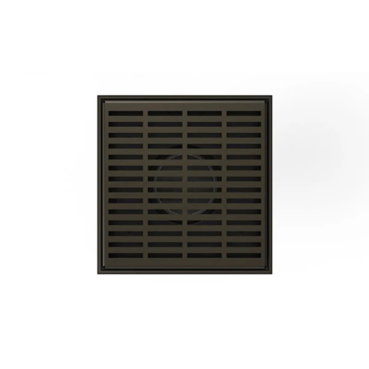 Infinity Drain 5" x 5" LND 5 Slotted Pattern Complete Kit with ABS Drain Body, 2" Outlet by Infinity Drain