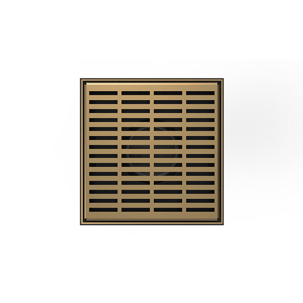 Infinity Drain 5" x 5" LND 5 Slotted Pattern Complete Kit with ABS Drain Body, 2" Outlet