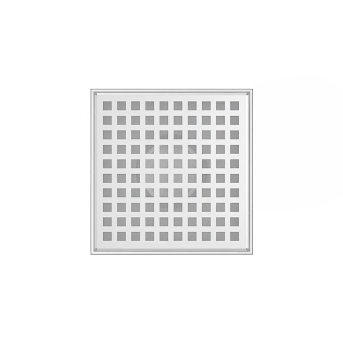 Infinity Drain 5" x 5" LQD 5 Squares Pattern Complete Kit with Cast Iron Drain Body, 2" Outlet by Infinity Drain