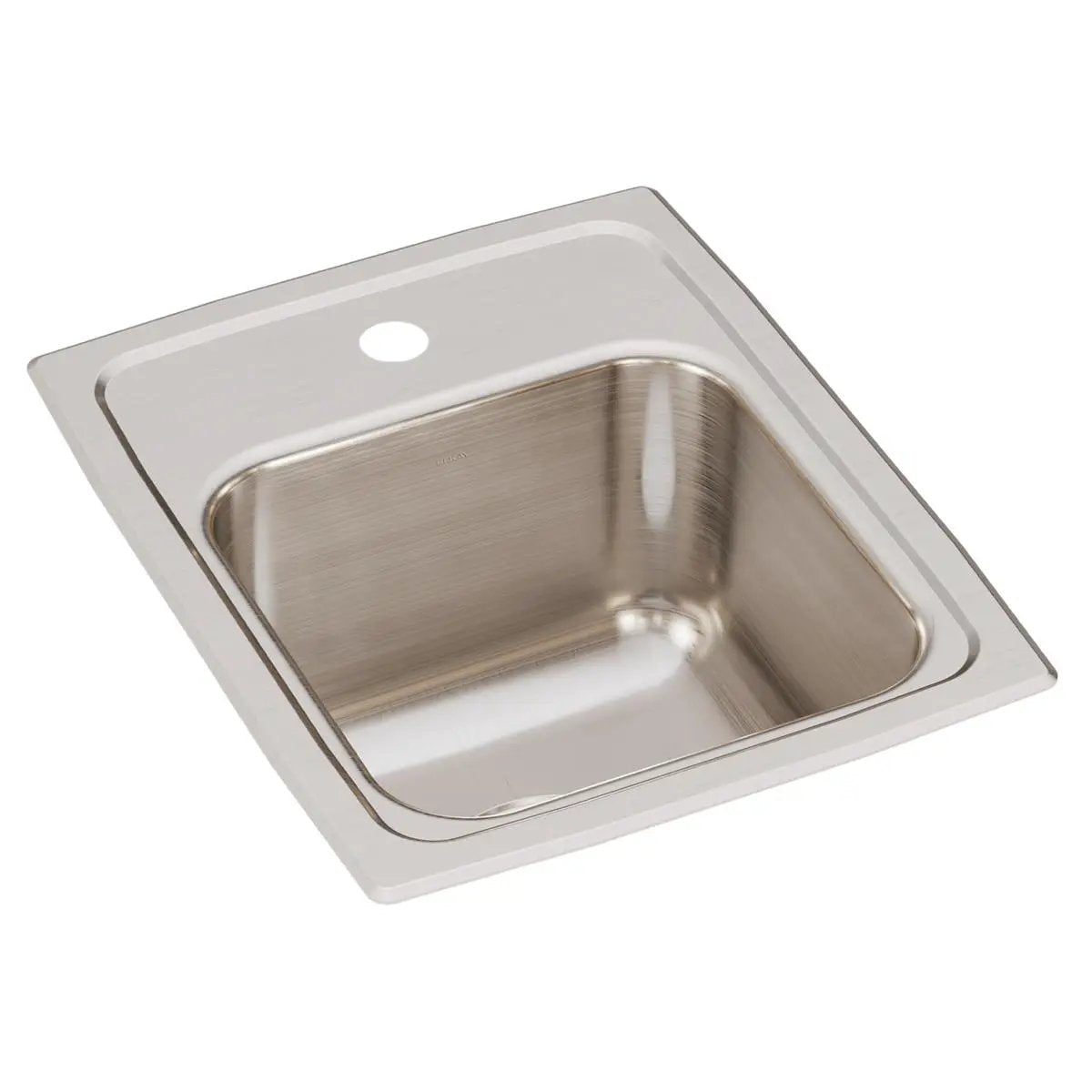 lustertone single bowl drop-in sink