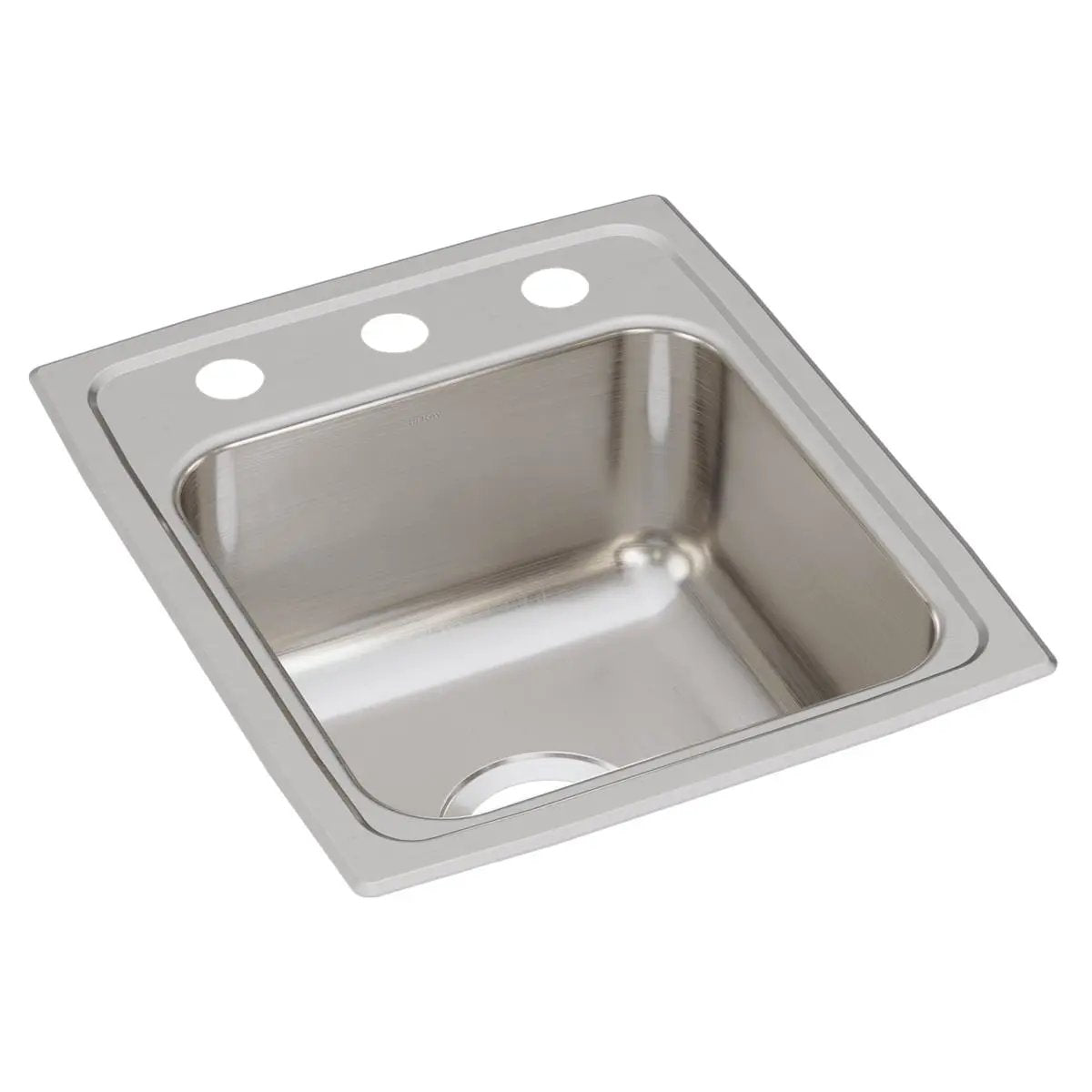 Elkay Lustertone Classic 15" x 17-1/2" x 7-5/8" Single Bowl Drop-in Bar Sink by Elkay