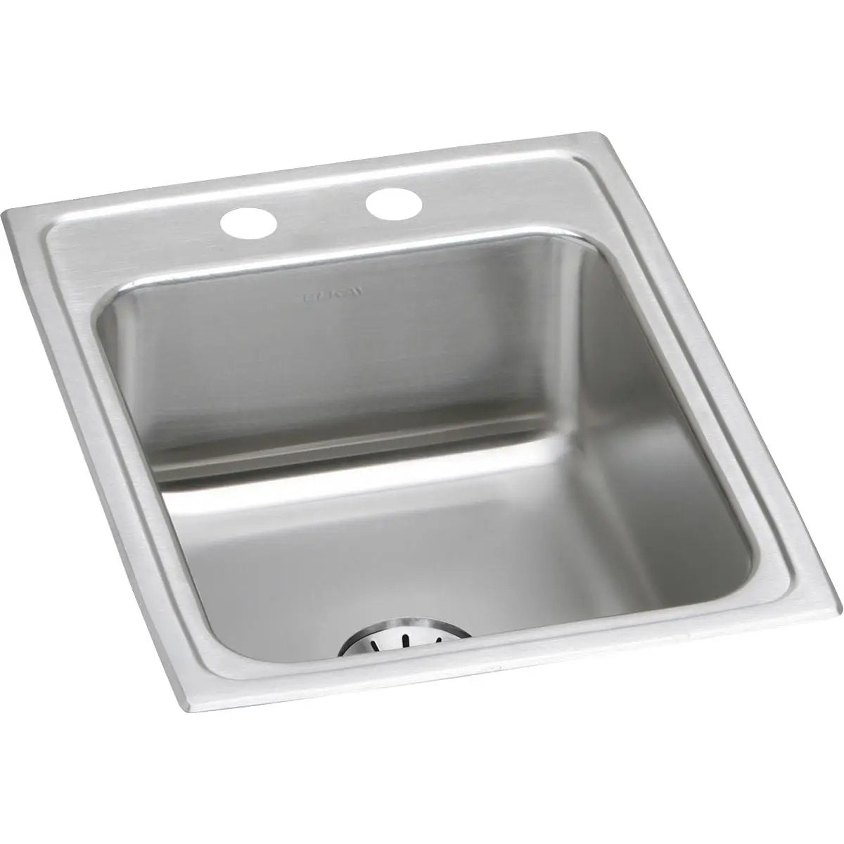 Elkay Lustertone Classic 17" x 22" x 7-5/8" Single Bowl Drop-in Sink with Perfect Drain by Elkay