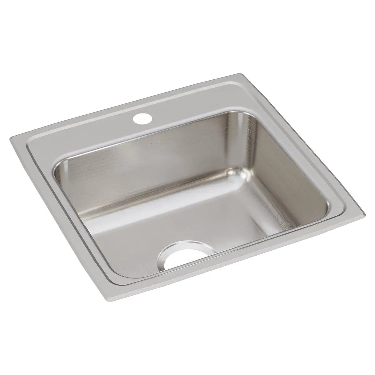 Elkay Lustertone Classic 19-1/2" x 19" x 7-1/2" Single Bowl Drop-in Sink by Elkay