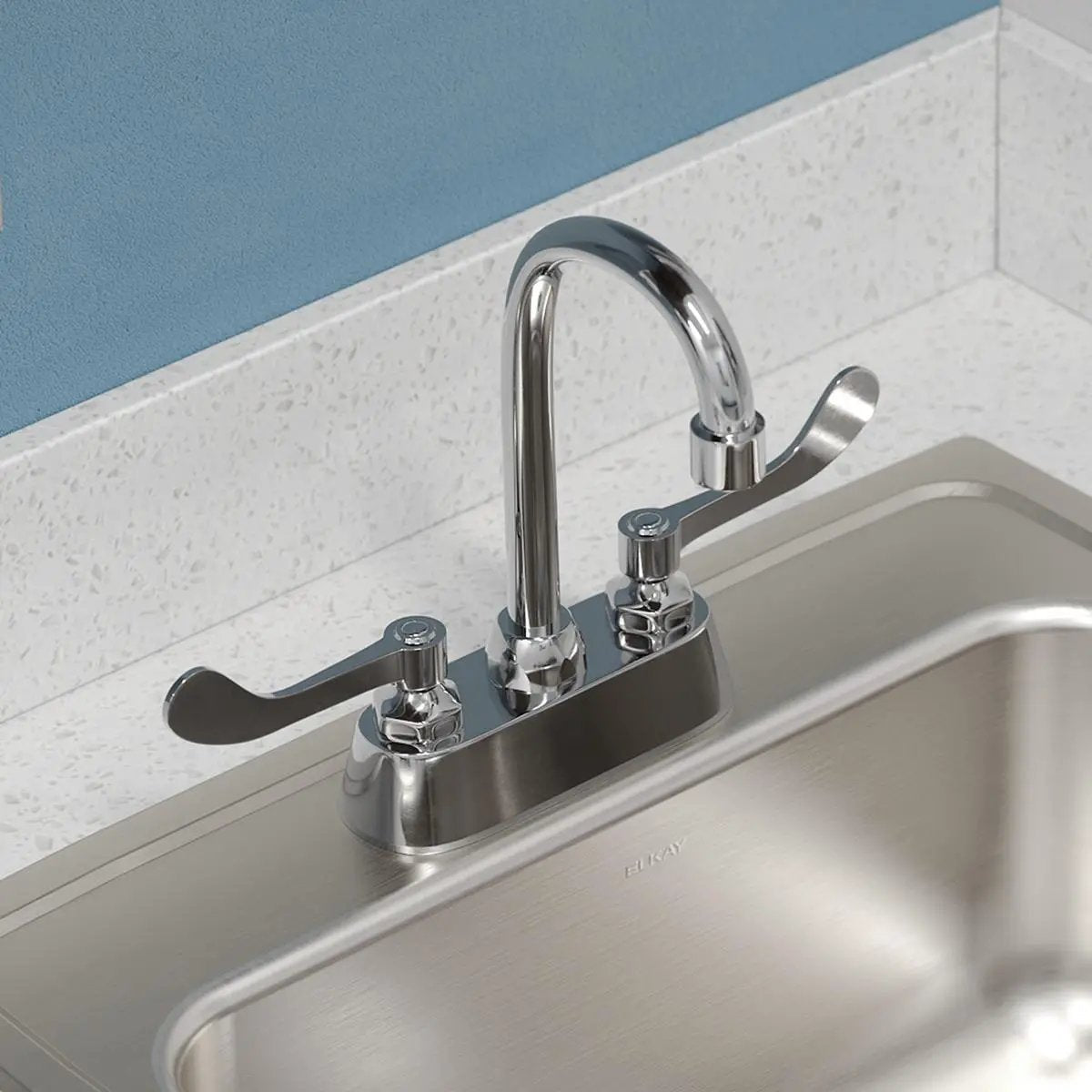 lustrous satin single bowl drop-in sink