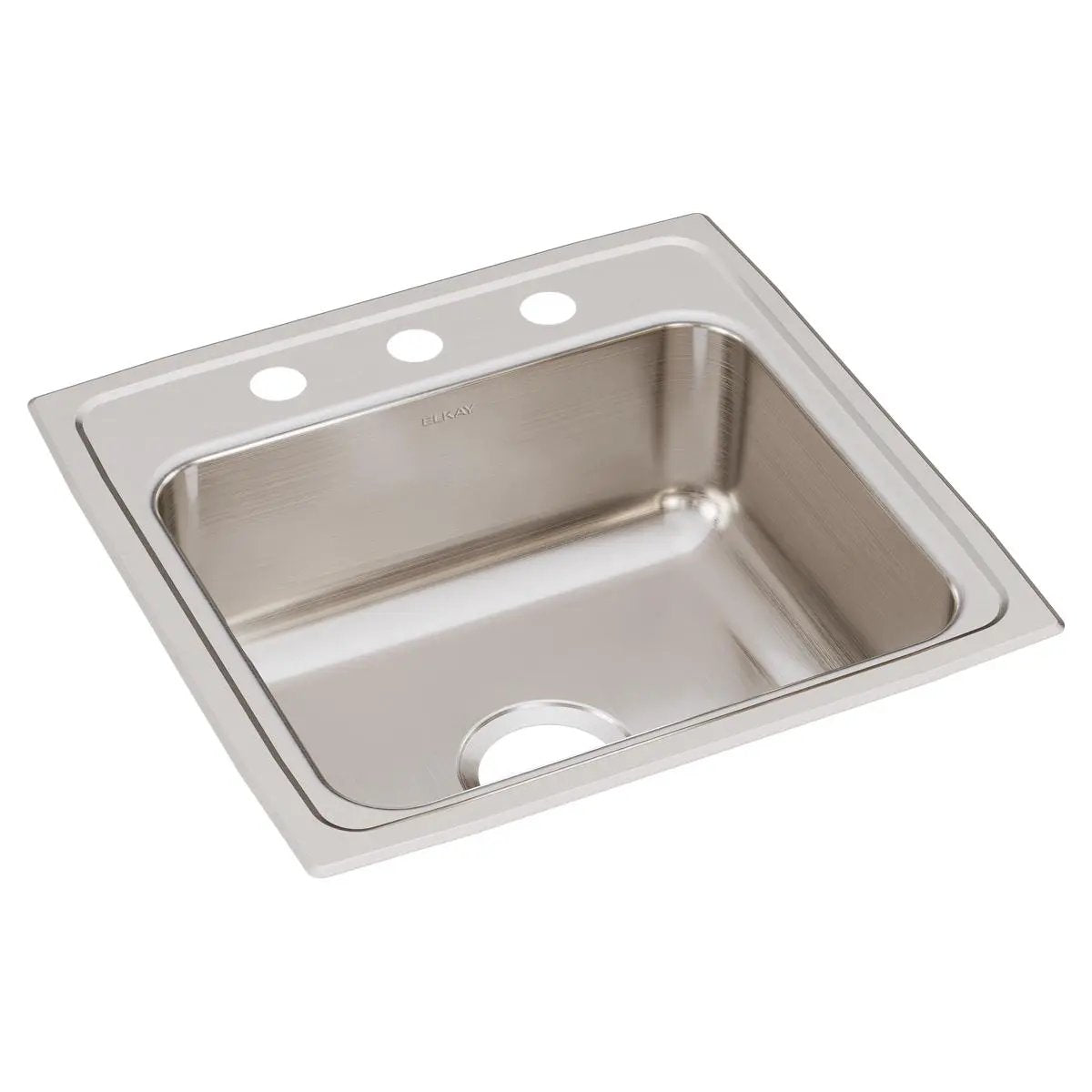 Elkay Lustertone Classic 19-1/2" x 19" x 7-1/2" Single Bowl Drop-in Sink by Elkay