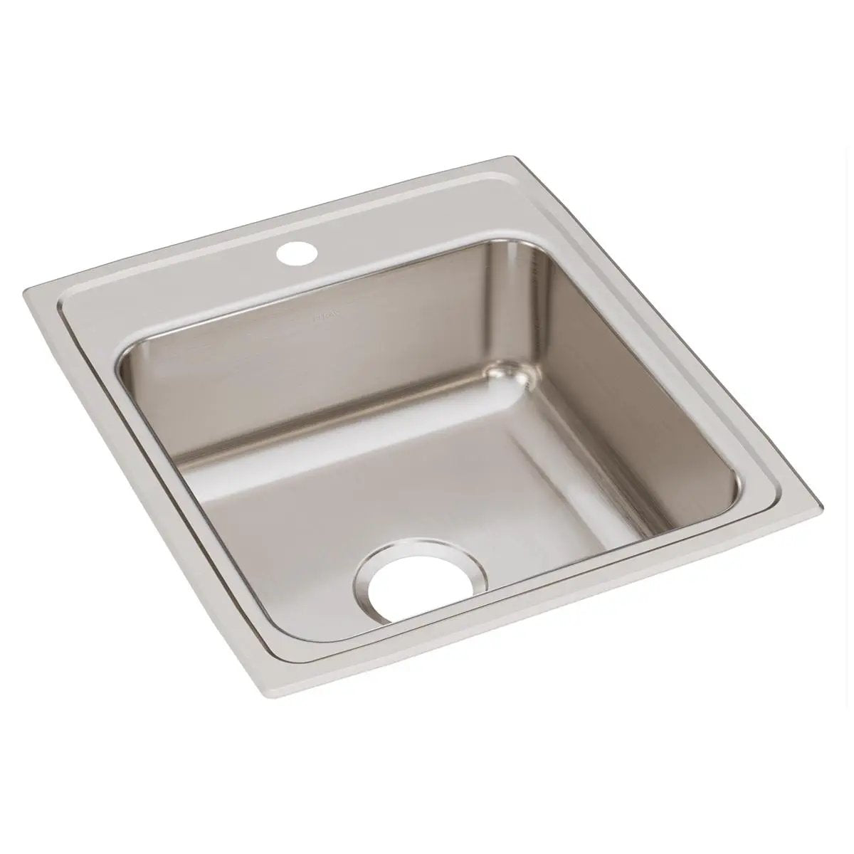 lustertone single bowl drop-in sink