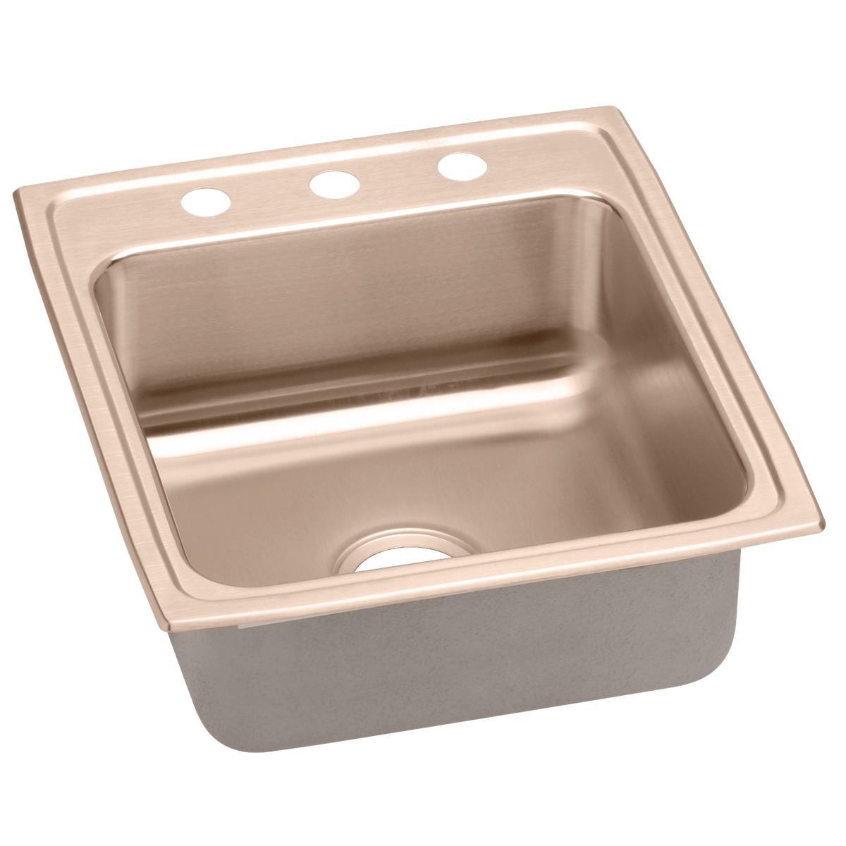 lustrous satin single bowl drop-in sink