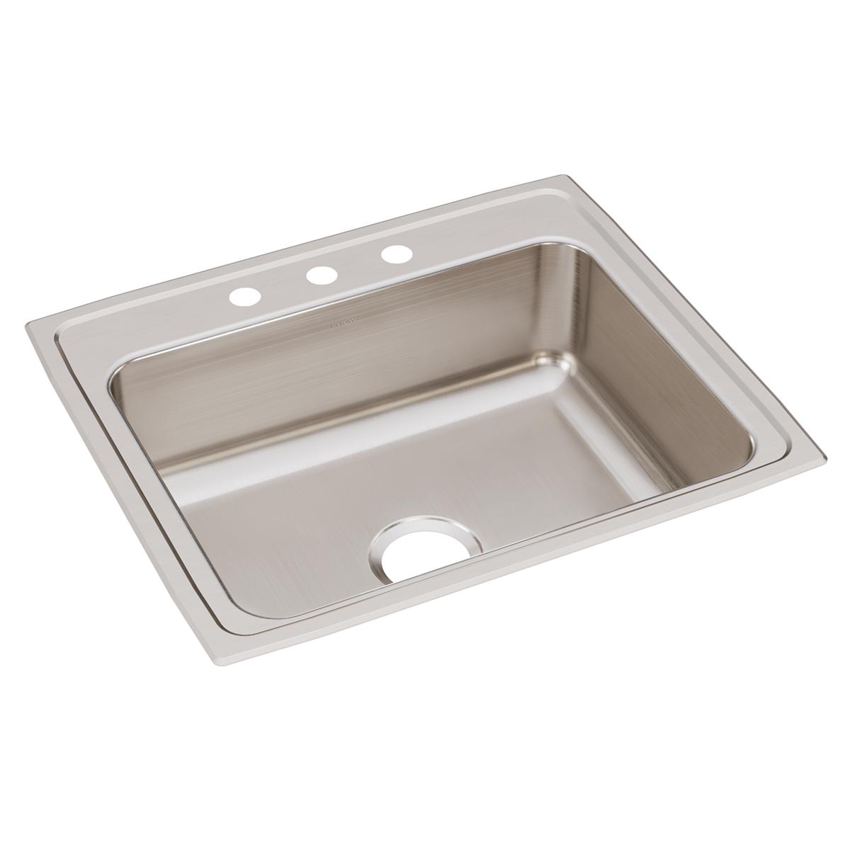 Elkay Lustertone Classic 25" x 21-1/4" x 7-7/8" Single Bowl Drop-in Sink