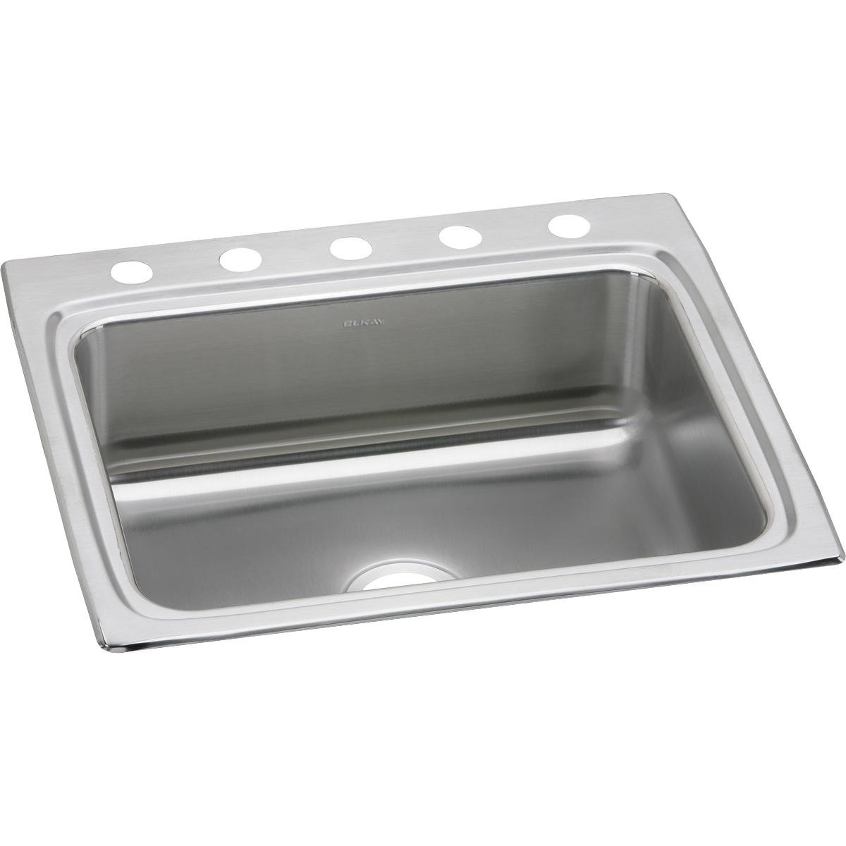 Elkay Lustertone Classic 25" x 22" x 8-1/8" Single Bowl Drop-in Sink by Elkay