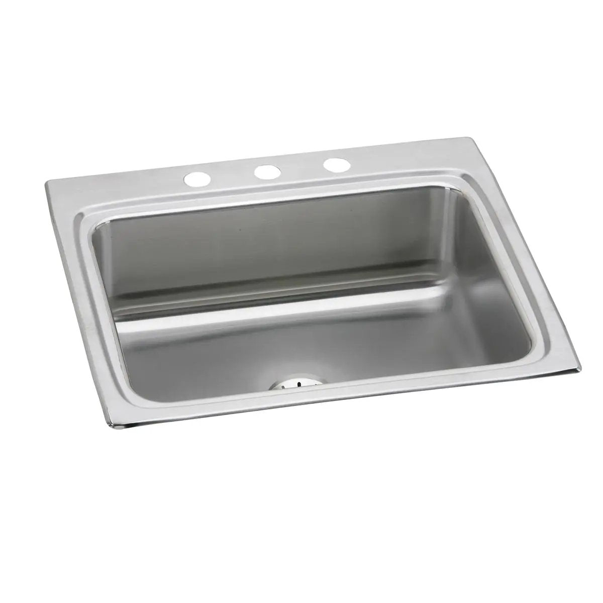 Elkay Lustertone Classic 25" x 22" x 8-1/8" Single Bowl Drop-in Sink with Perfect Drain by Elkay