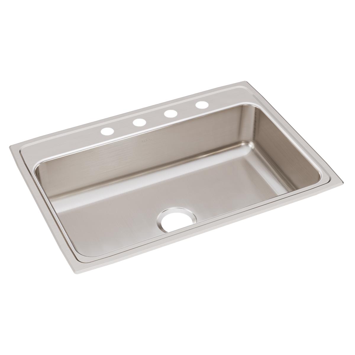 Elkay Lustertone Classic 31" x 22" x 7-5/8" Single Bowl Drop-in Sink