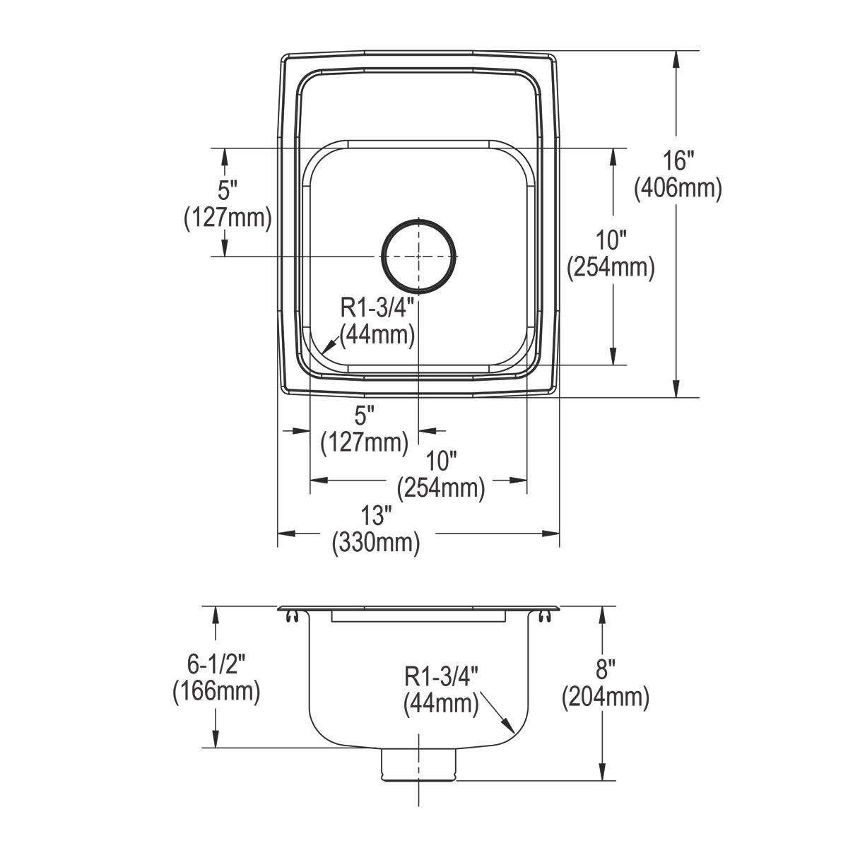 lustrous satin ada sink
