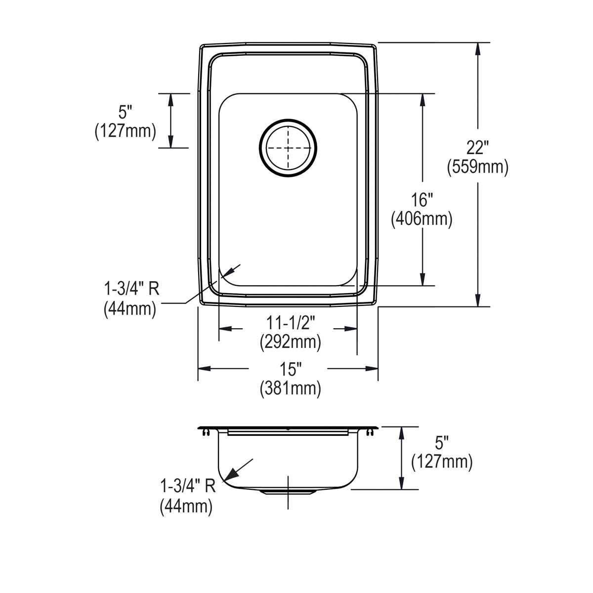 lustrous satin ada sink