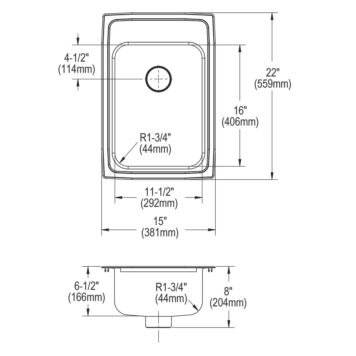 lustrous satin ada sink