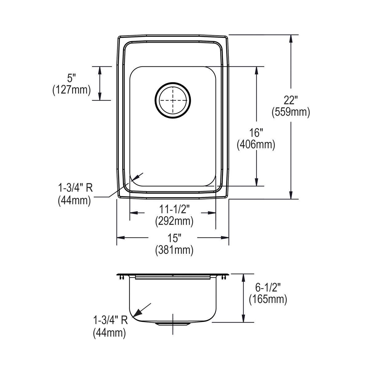 lustrous satin ada sink