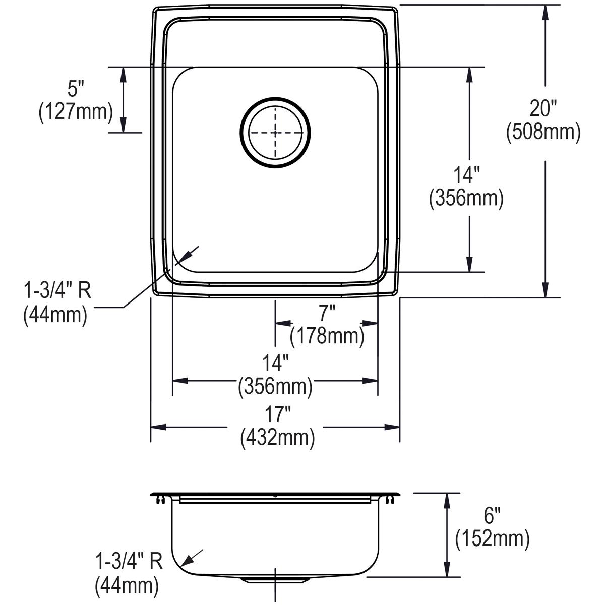 lustrous satin ada sink