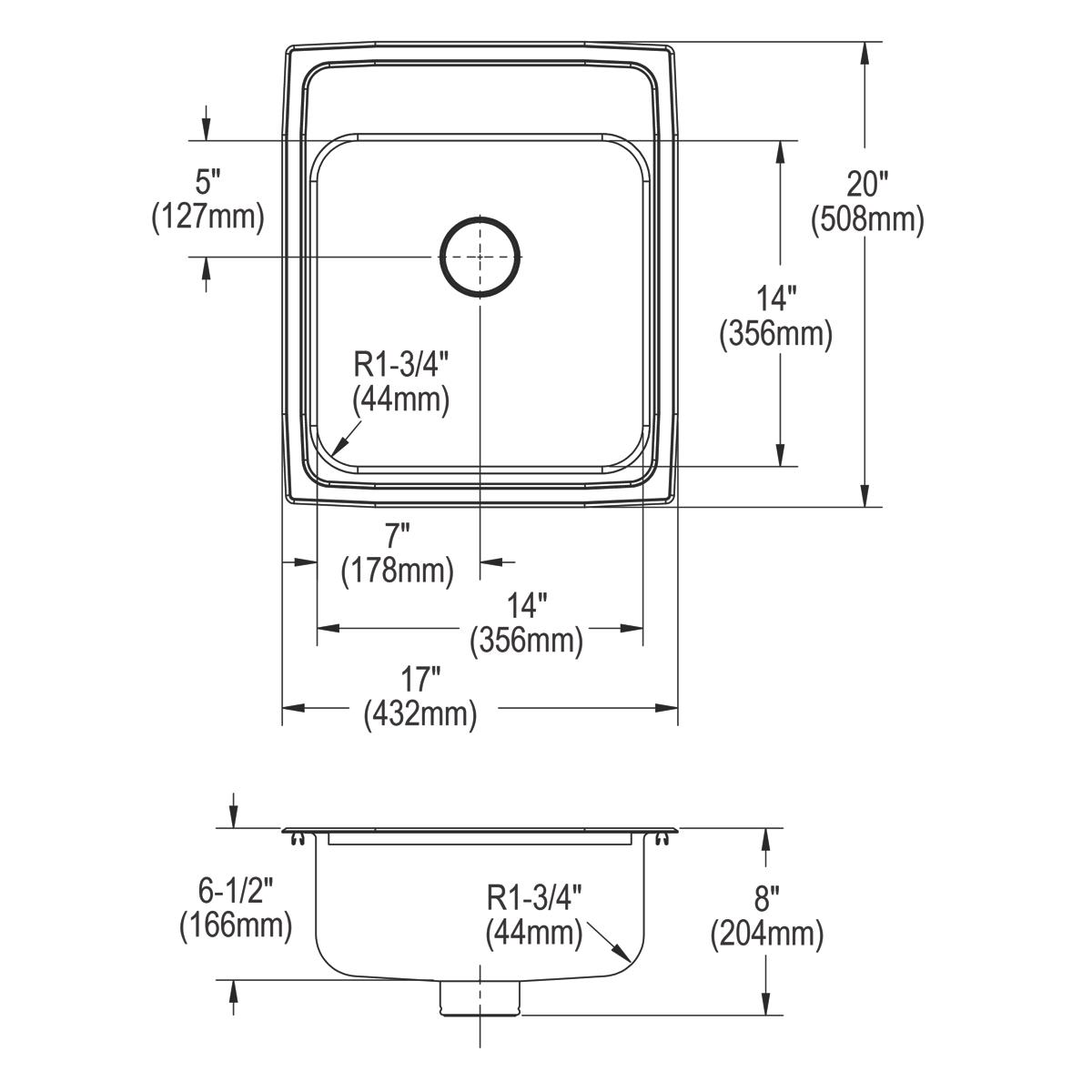 lustrous satin ada sink