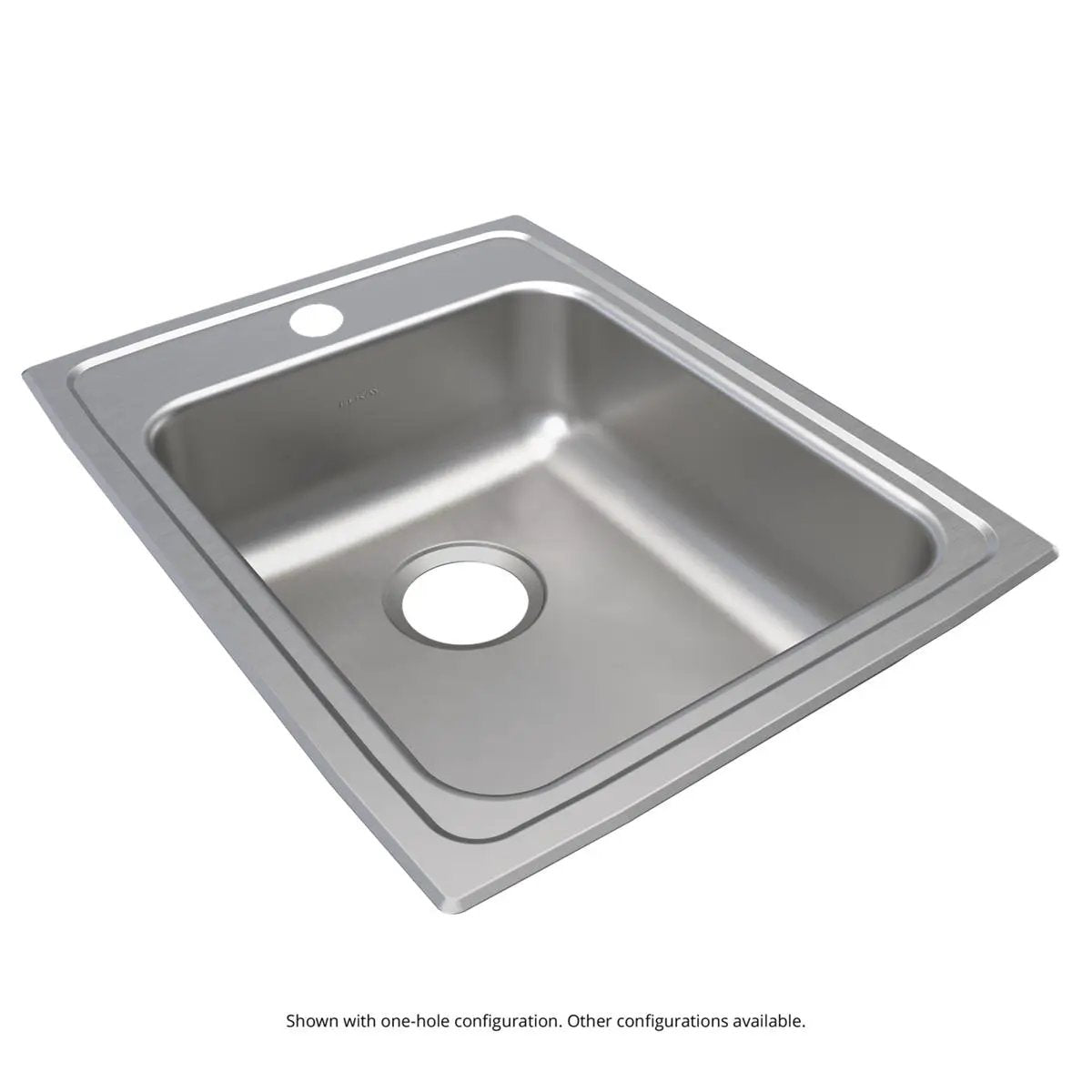 Elkay Lustertone Classic 17" x 22" x 6" OS4-Hole Single Bowl Drop-in ADA Sink by Elkay