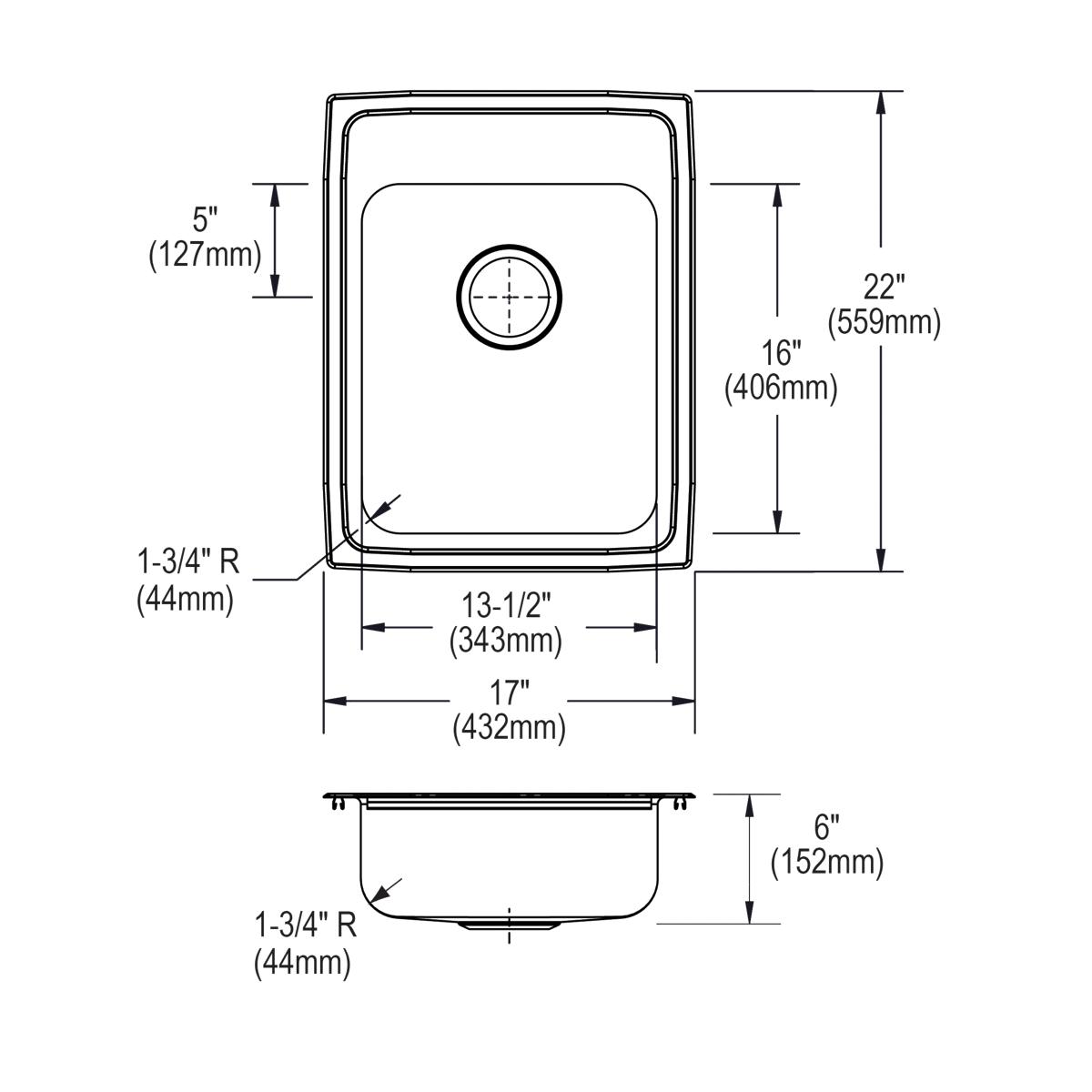 lustrous satin ada sink