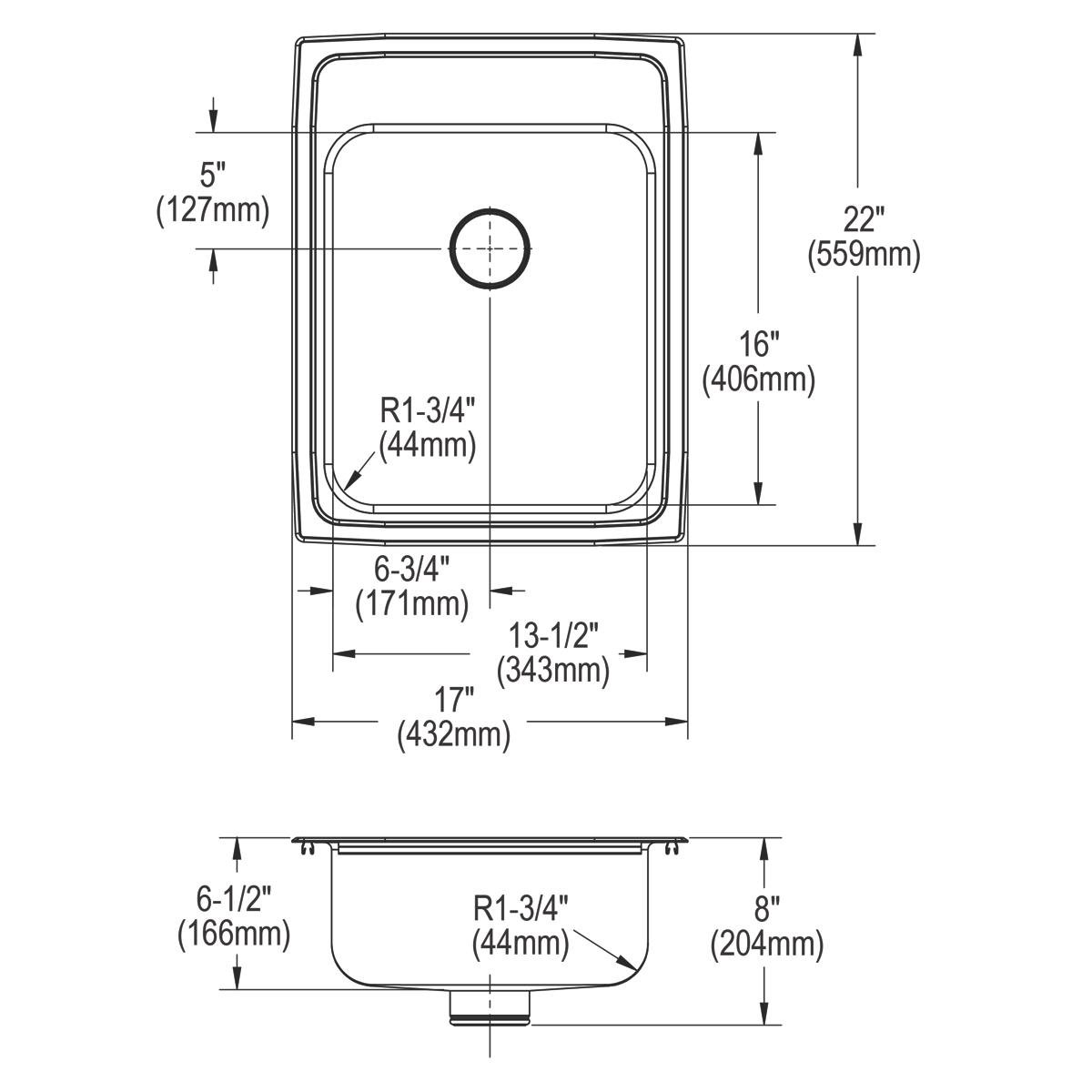 lustrous satin ada sink