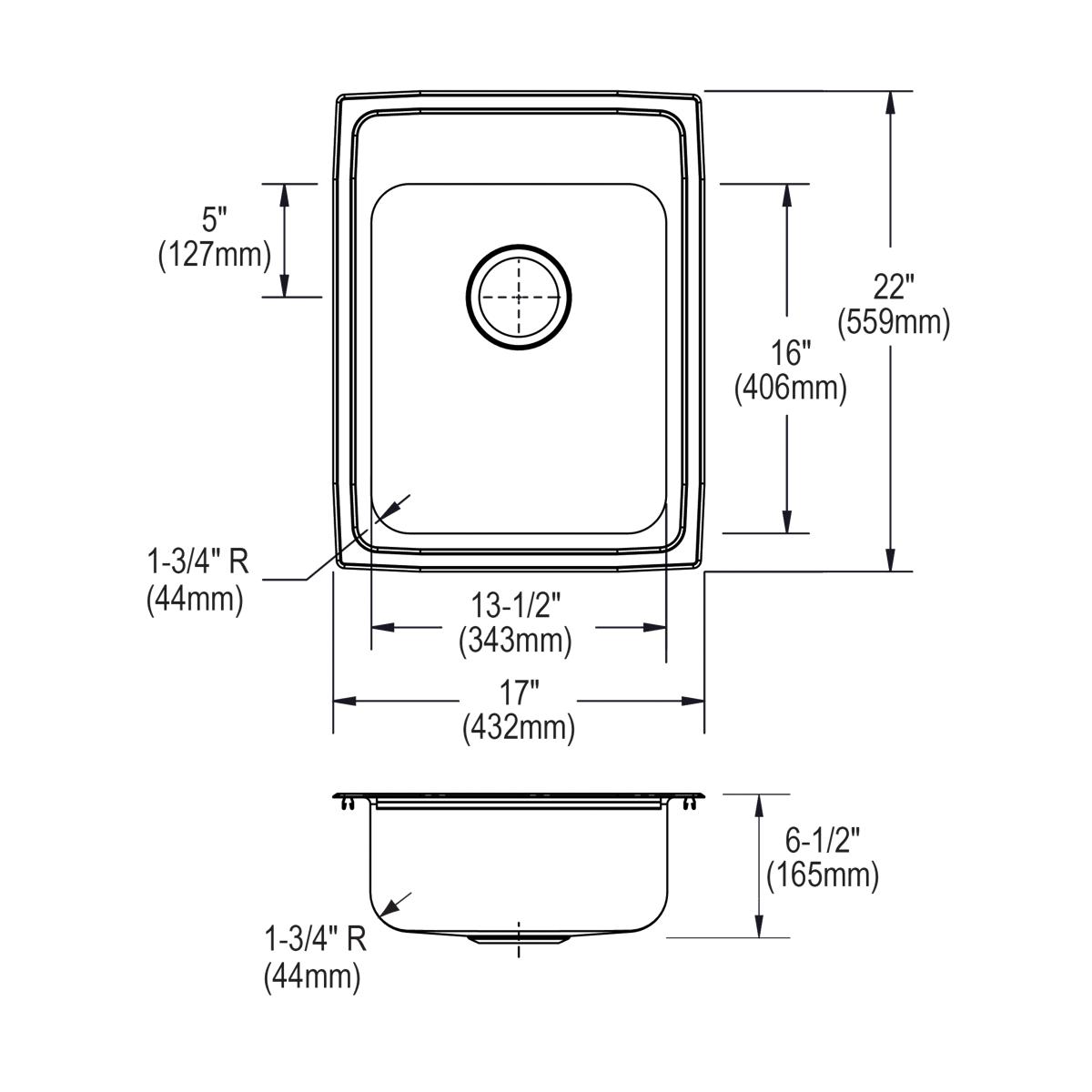 lustrous satin ada sink