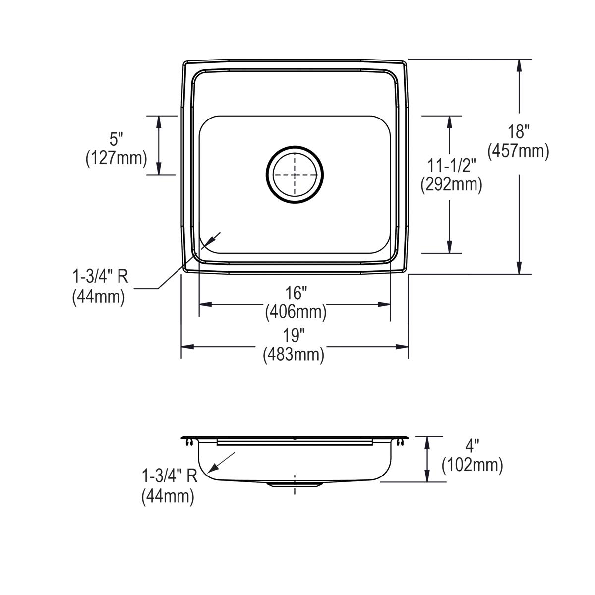 lustrous satin ada sink