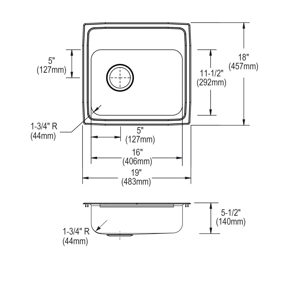 lustrous satin ada sink