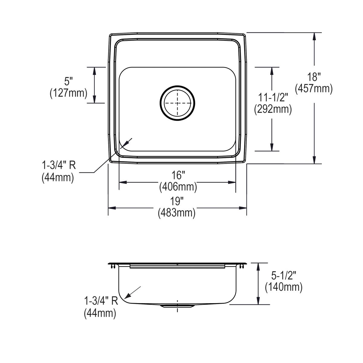 lustrous satin ada sink