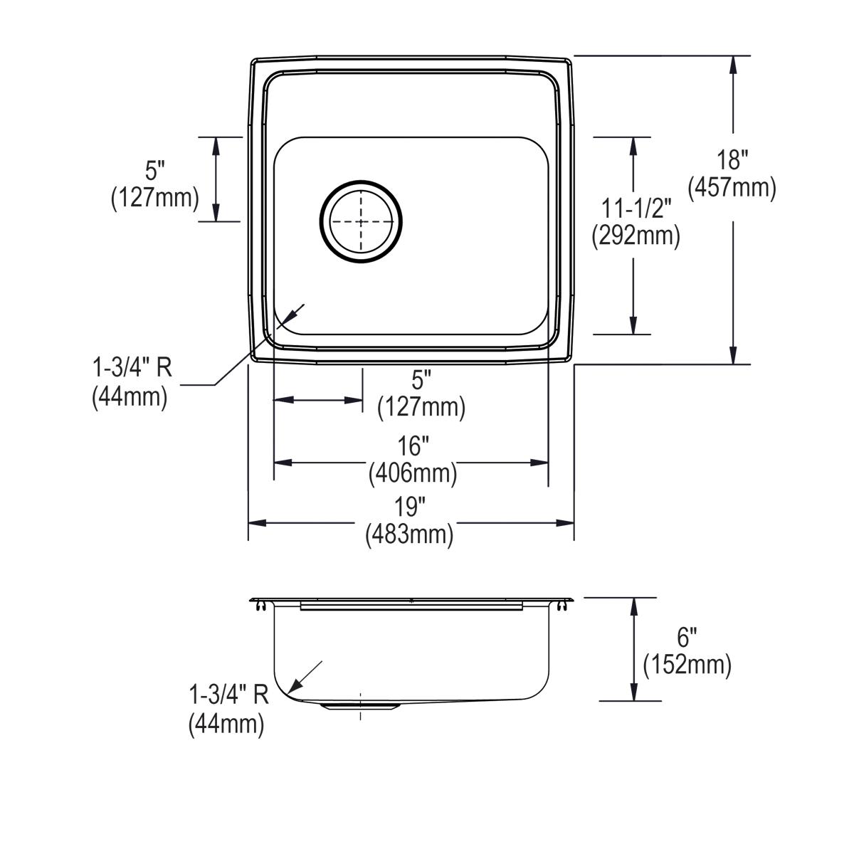 lustrous satin ada sink