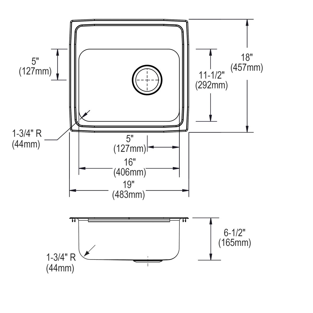 lustrous satin ada sink