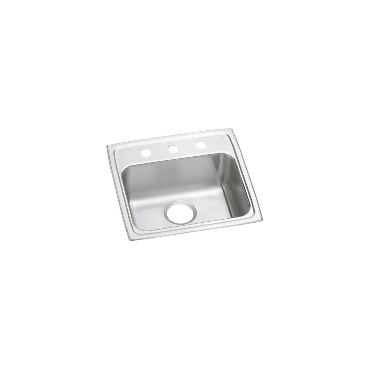Elkay Lustertone Classic 19" x 18" x 4-1/2" OS4-Hole Single Bowl Drop-in ADA Sink by Elkay