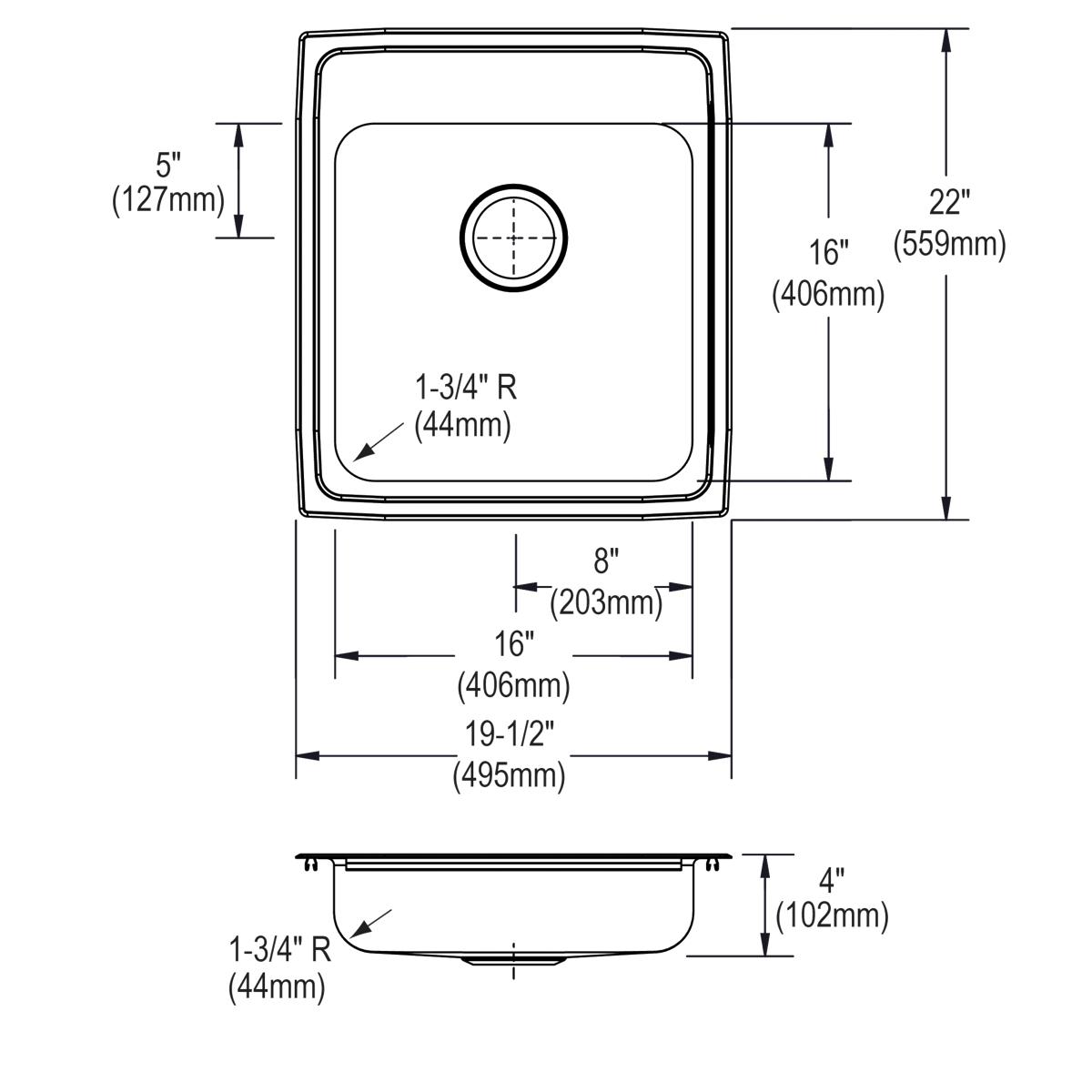 lustrous satin ada sink