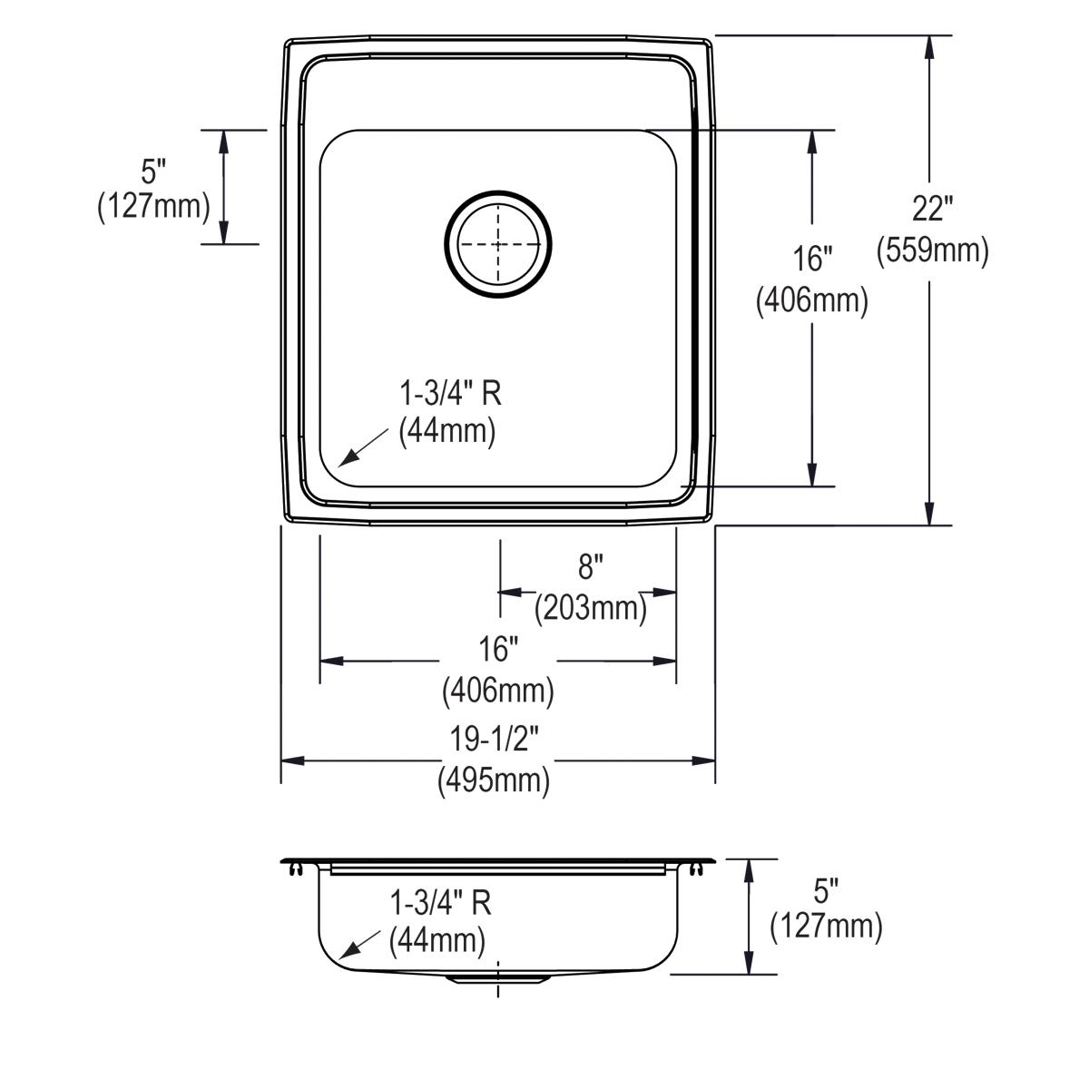 lustrous satin ada sink
