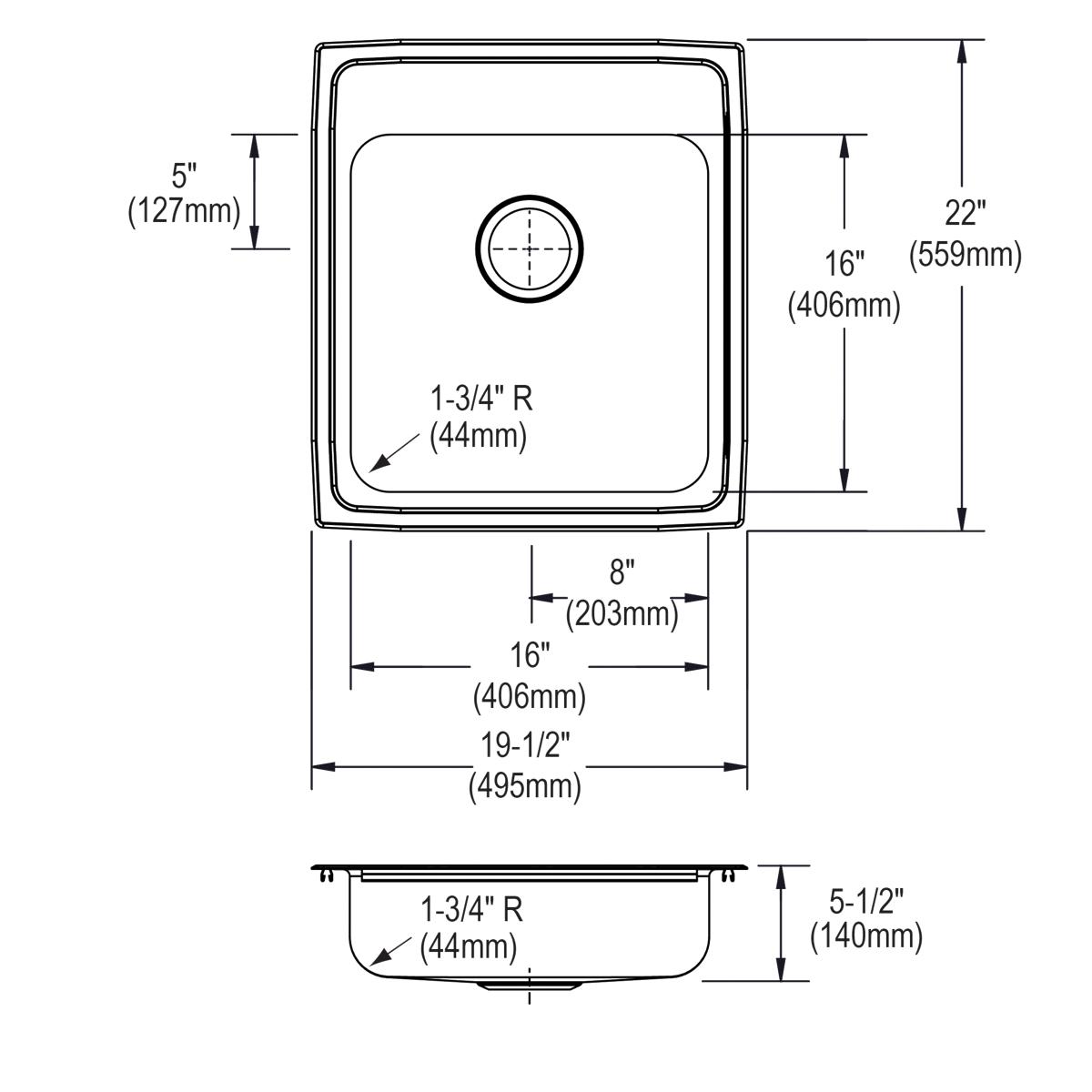 lustrous satin ada sink