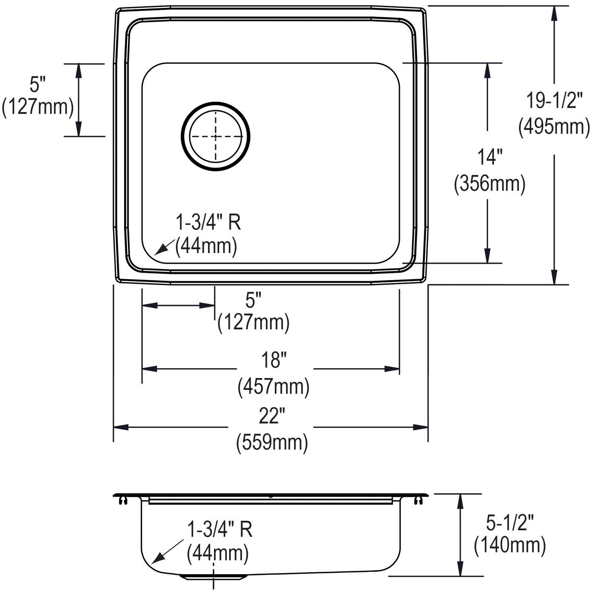 lustrous satin ada sink