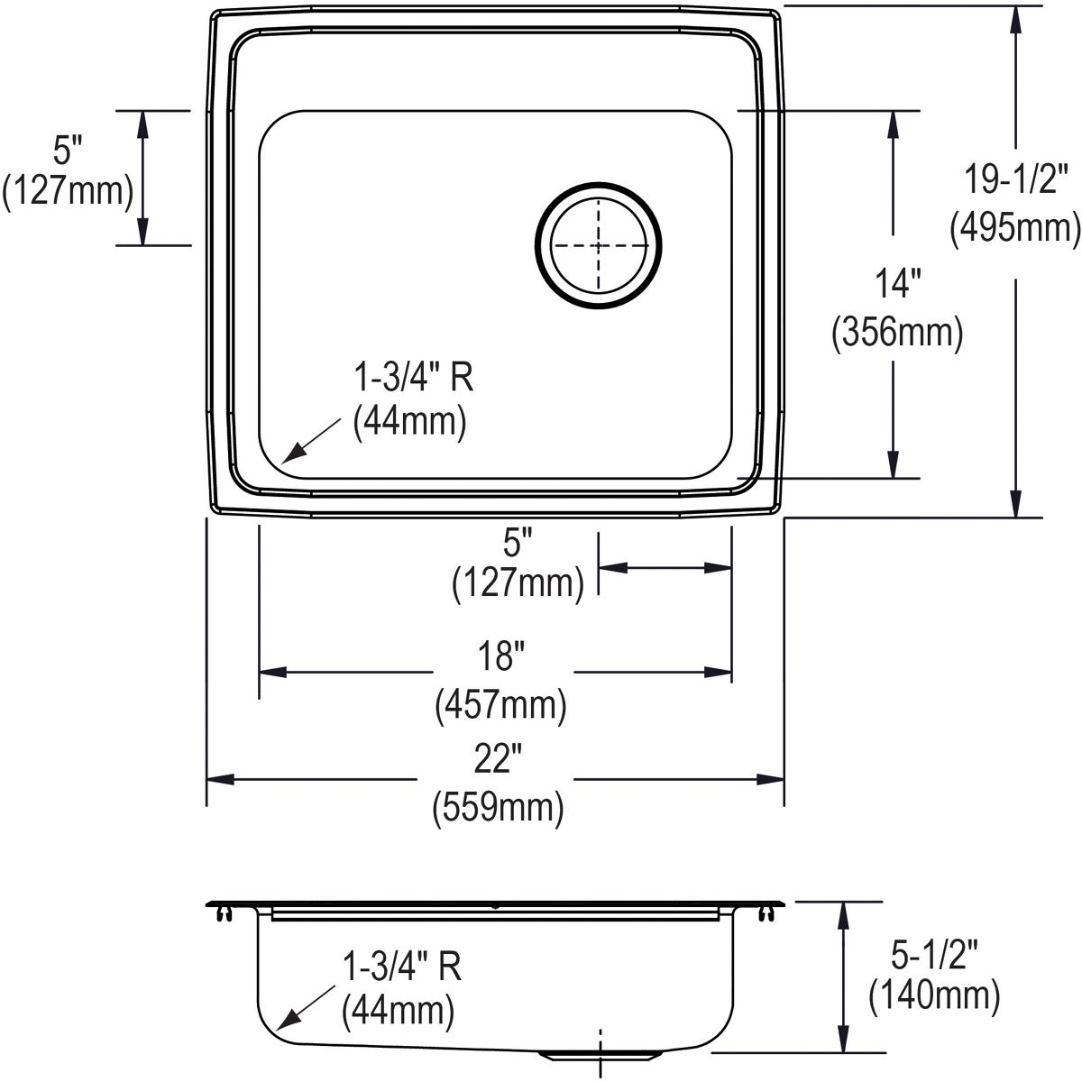lustrous satin ada sink