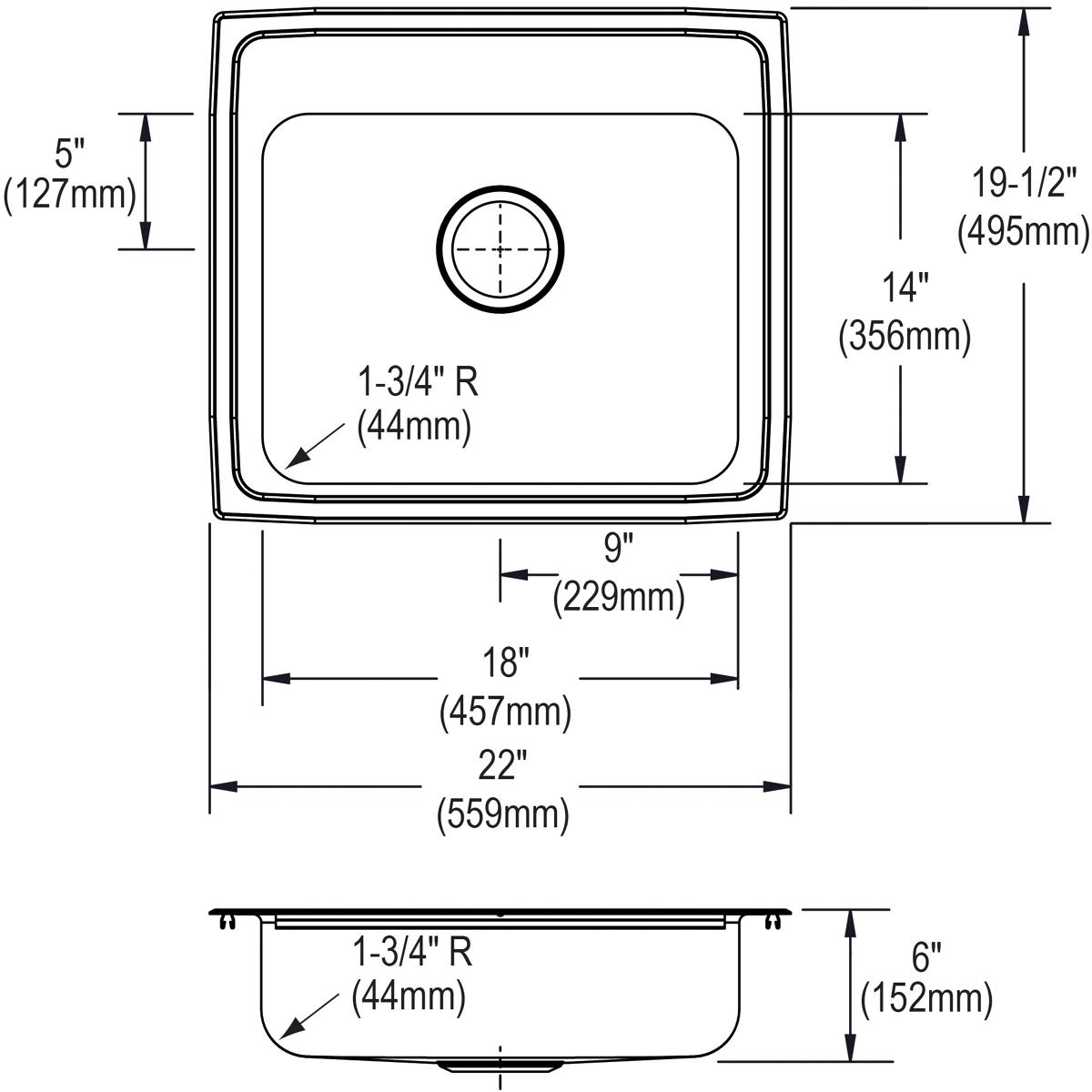lustrous satin ada sink