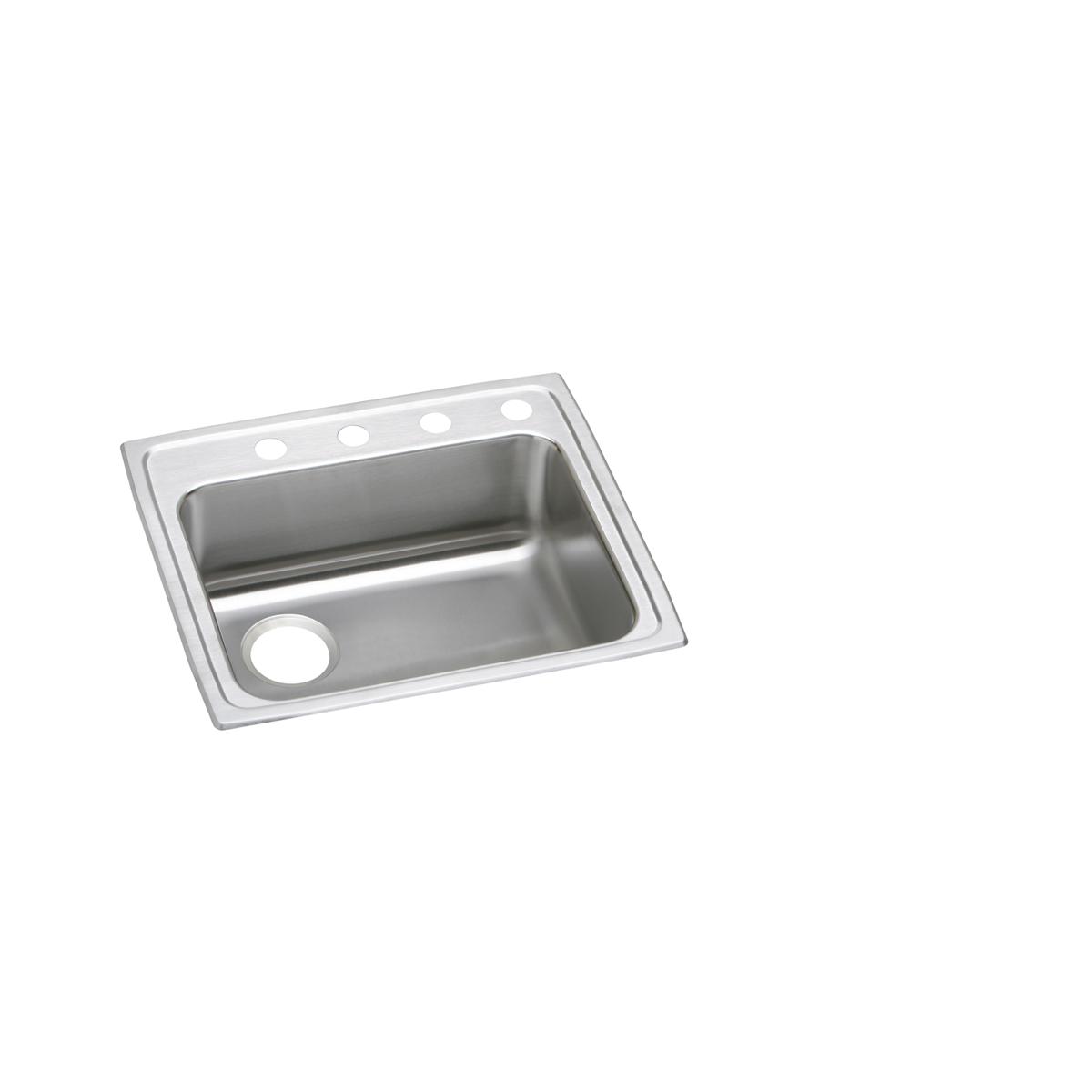 Elkay Lustertone Classic 22" x 19-1/2" x 6-1/2" Single Bowl Drop-in ADA Sink by Elkay
