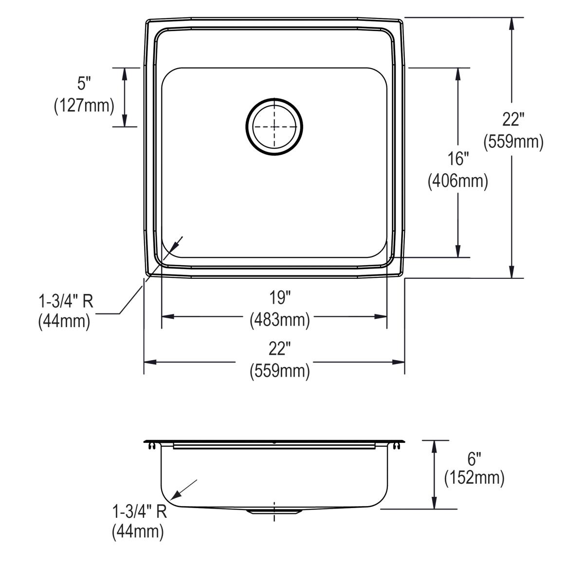 lustrous satin ada sink