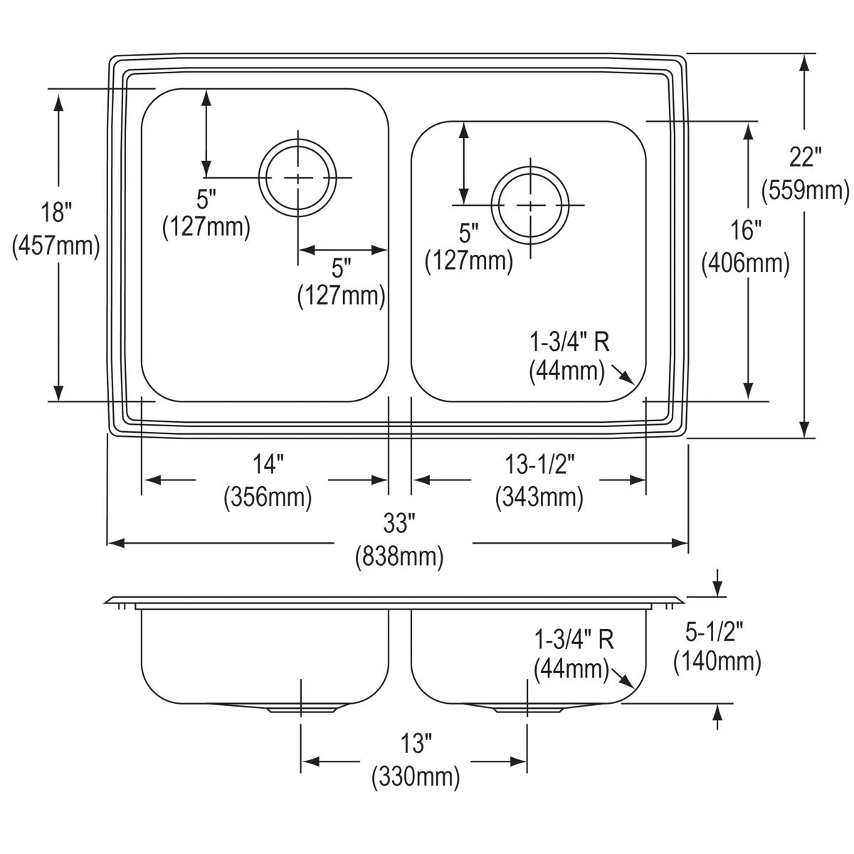 lustrous satin ada sink