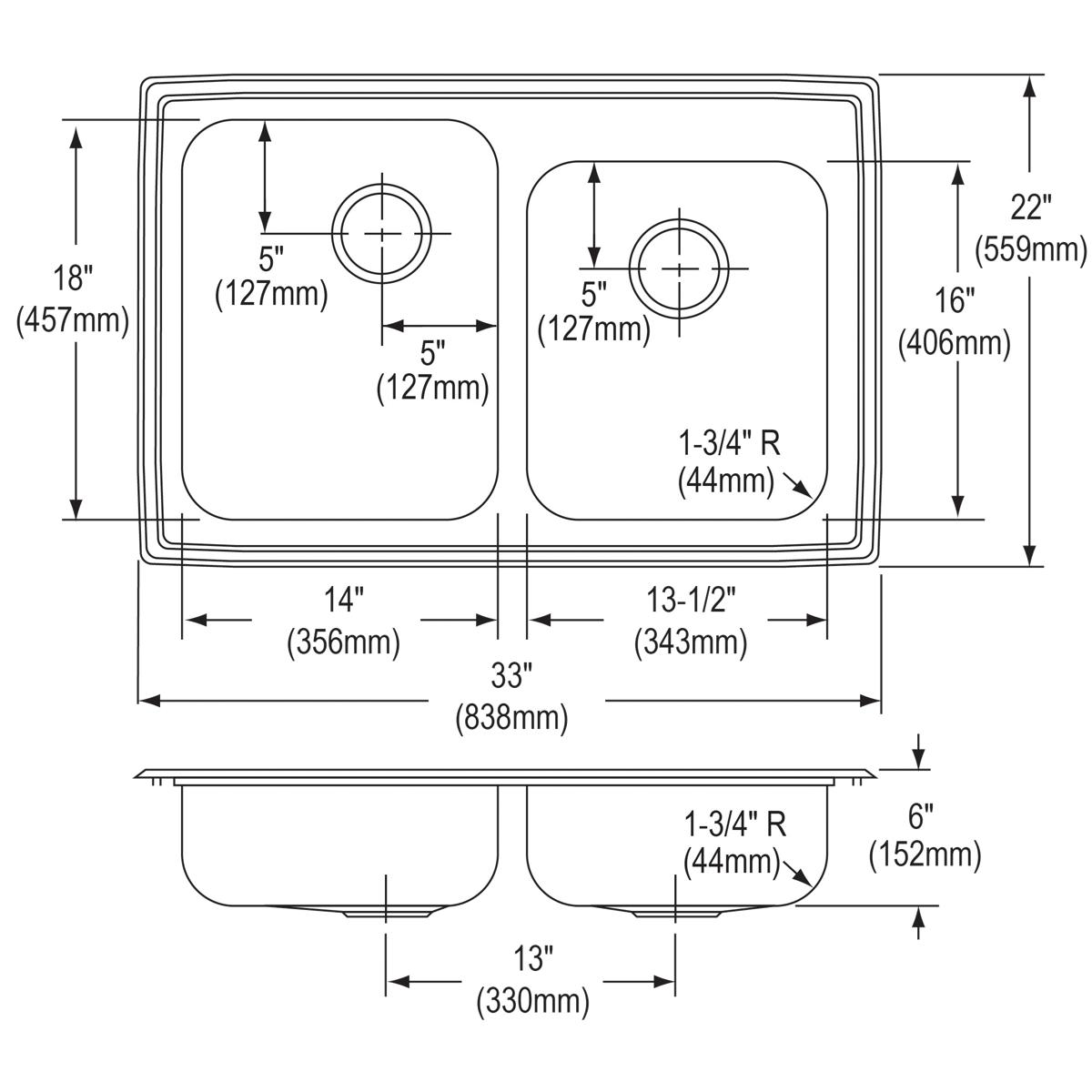 lustrous satin ada sink