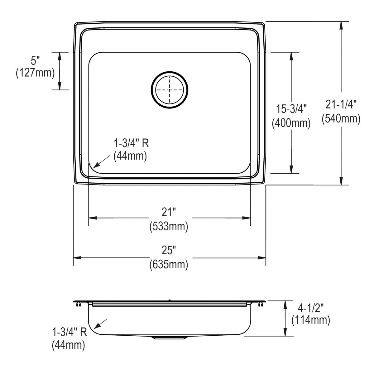 lustrous satin ada sink