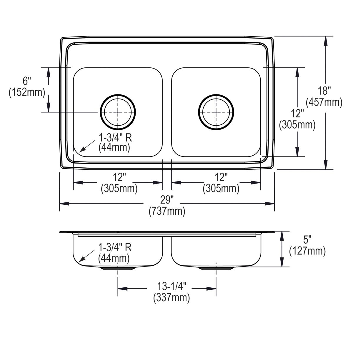 lustrous satin ada sink
