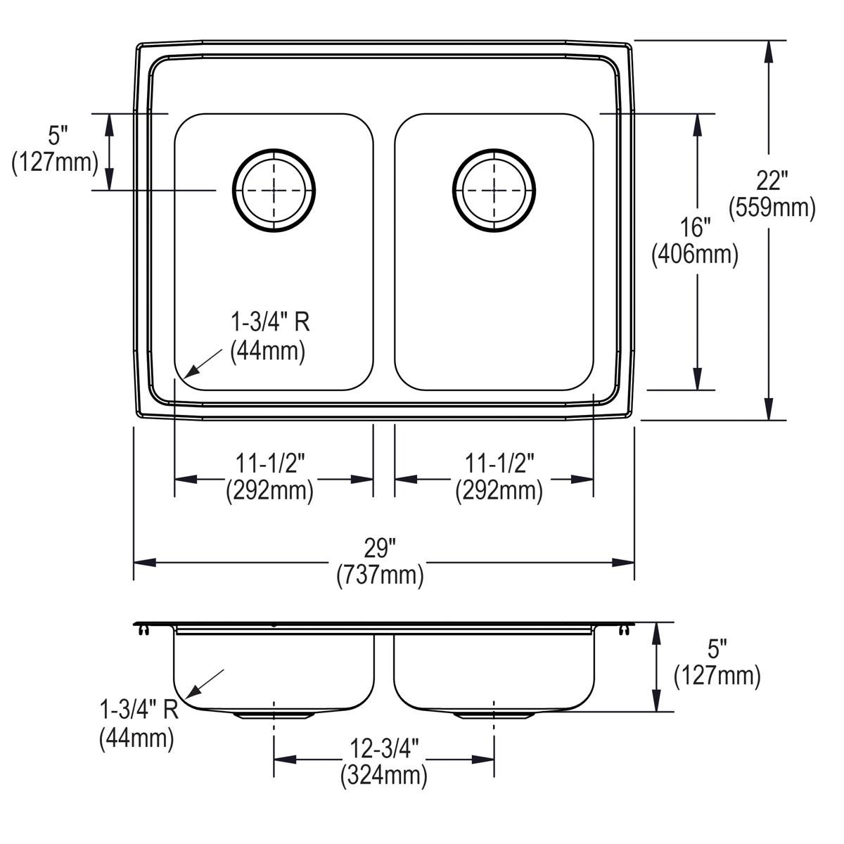 lustrous satin ada sink